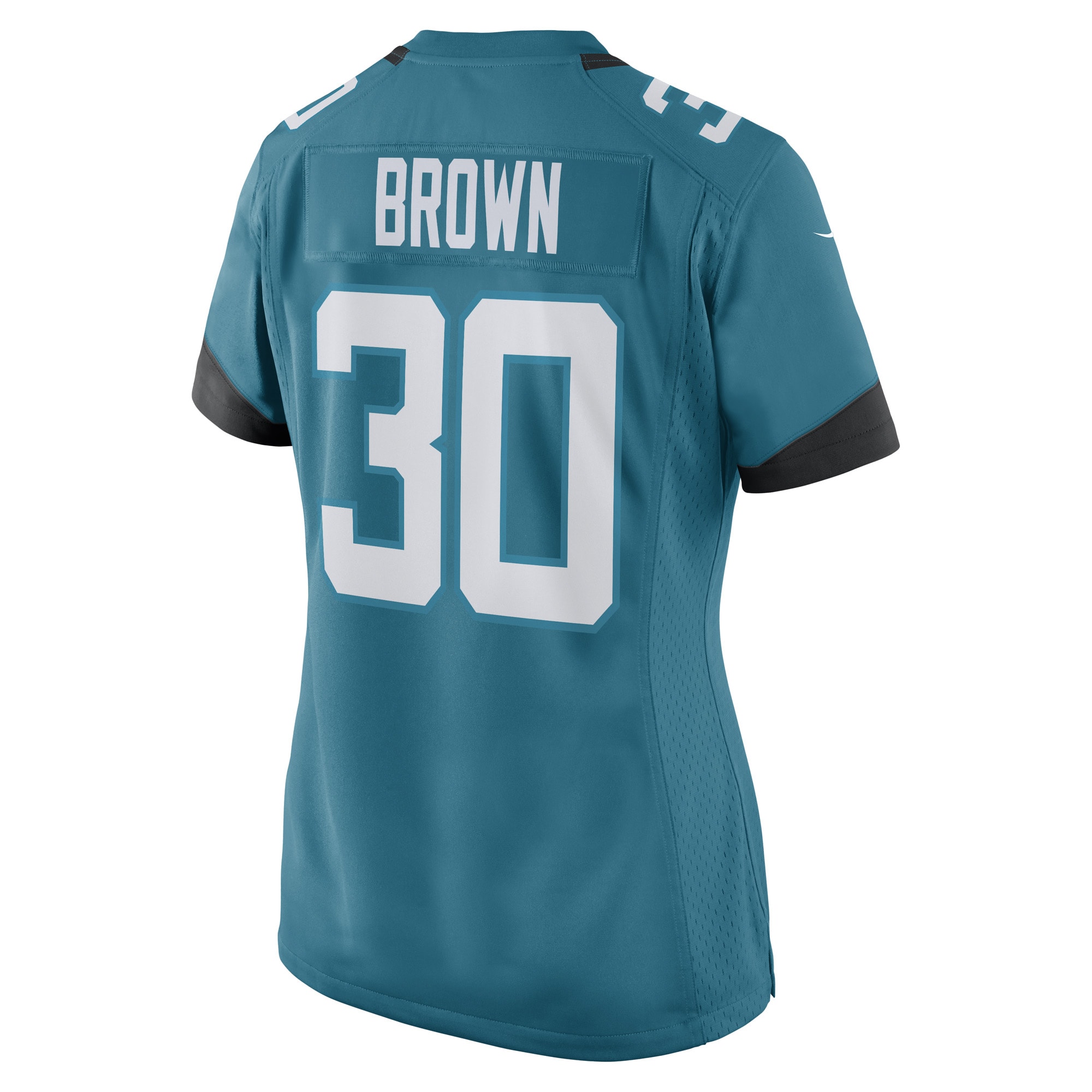Montaric Brown Jacksonville Jaguars Women's Game Player Jersey - Teal
