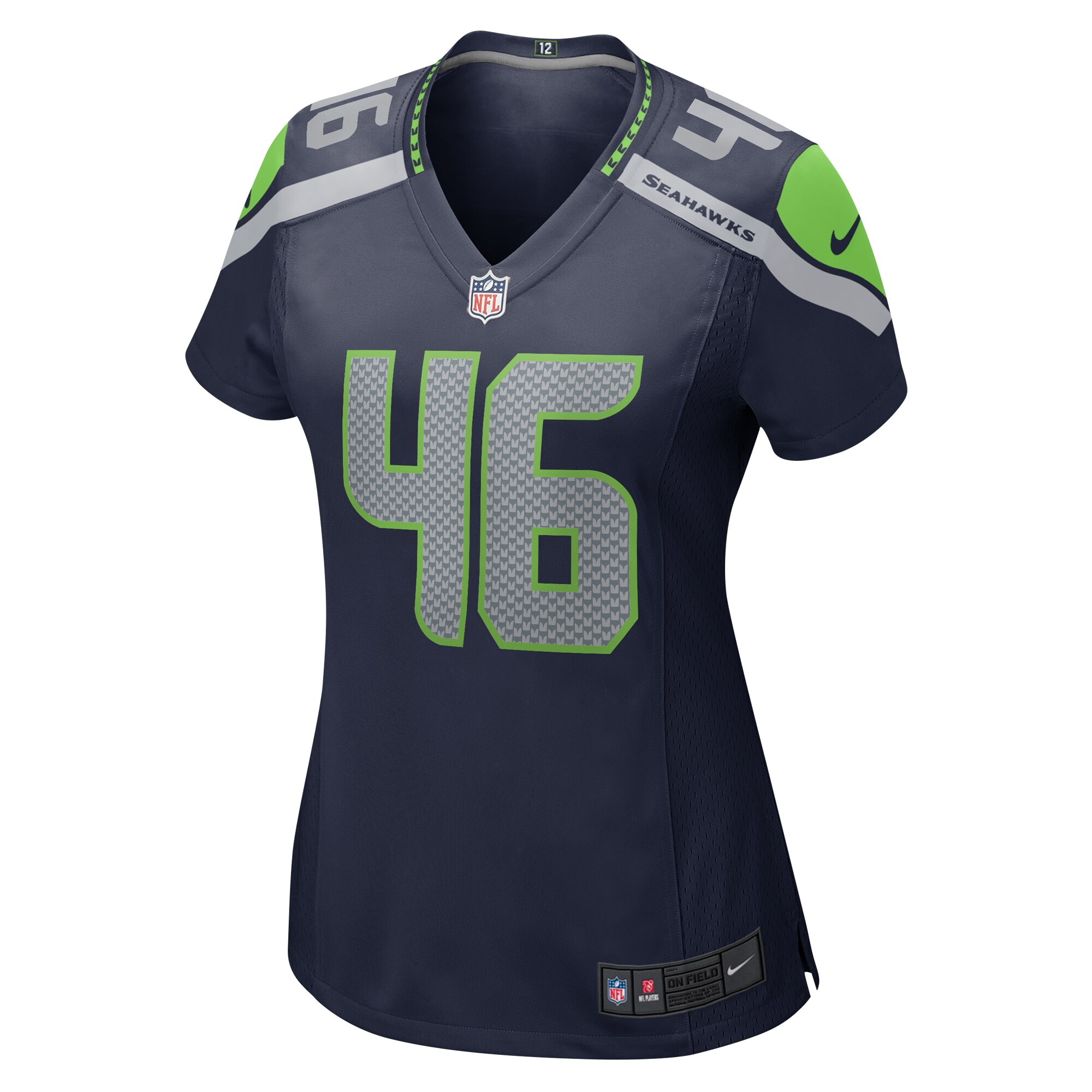 Carson Tinker Seattle Seahawks Women's Home Game Player Jersey - College Navy