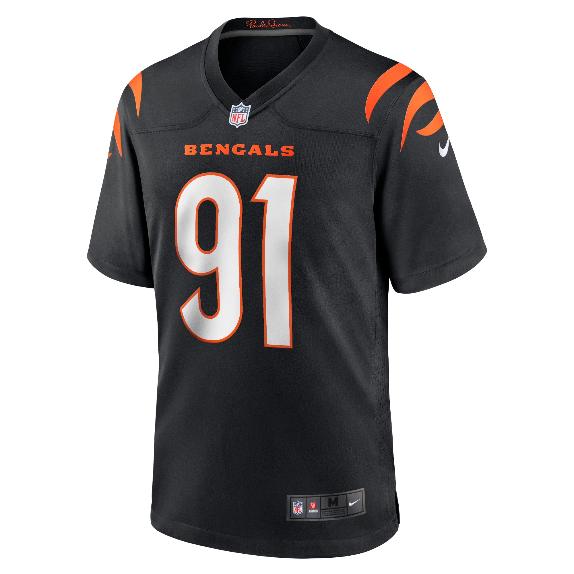 Trey Hendrickson Cincinnati BengalsTeam Game Jersey - Black