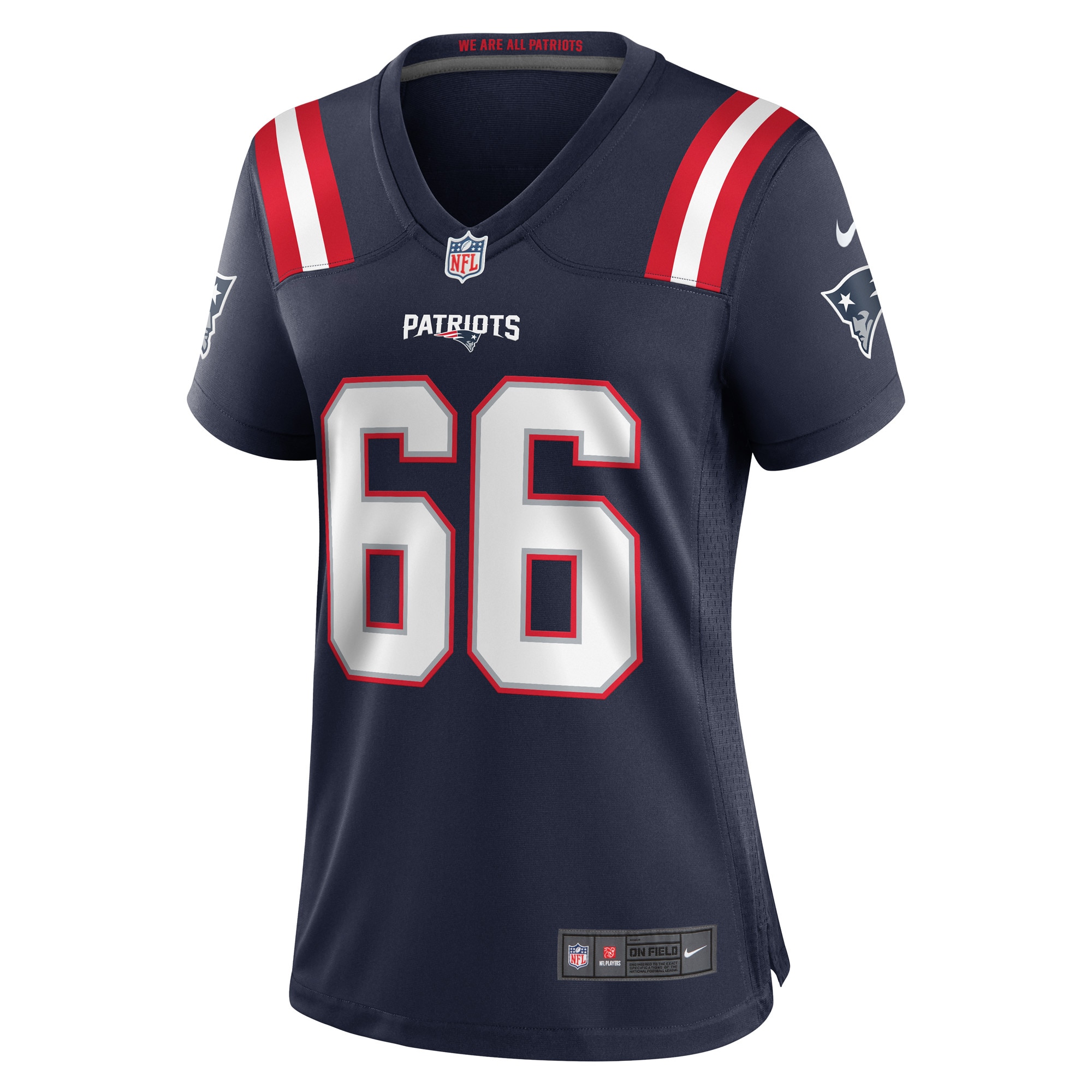 Kody Russey New England Patriots Women's Game Player Jersey - Navy