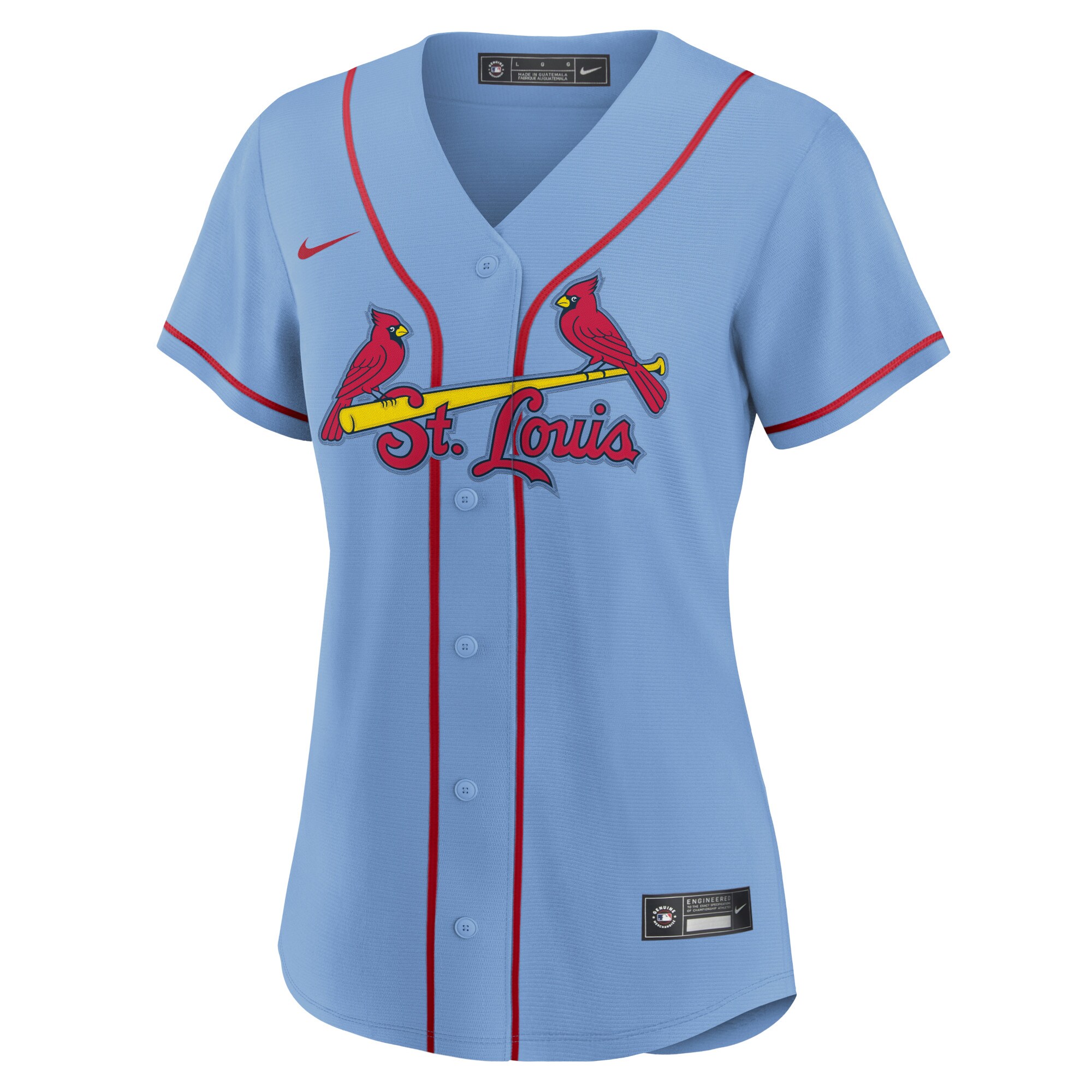 Paul Goldschmidt St. Louis Cardinals Women's Alternate Replica Player Jersey - Light Blue