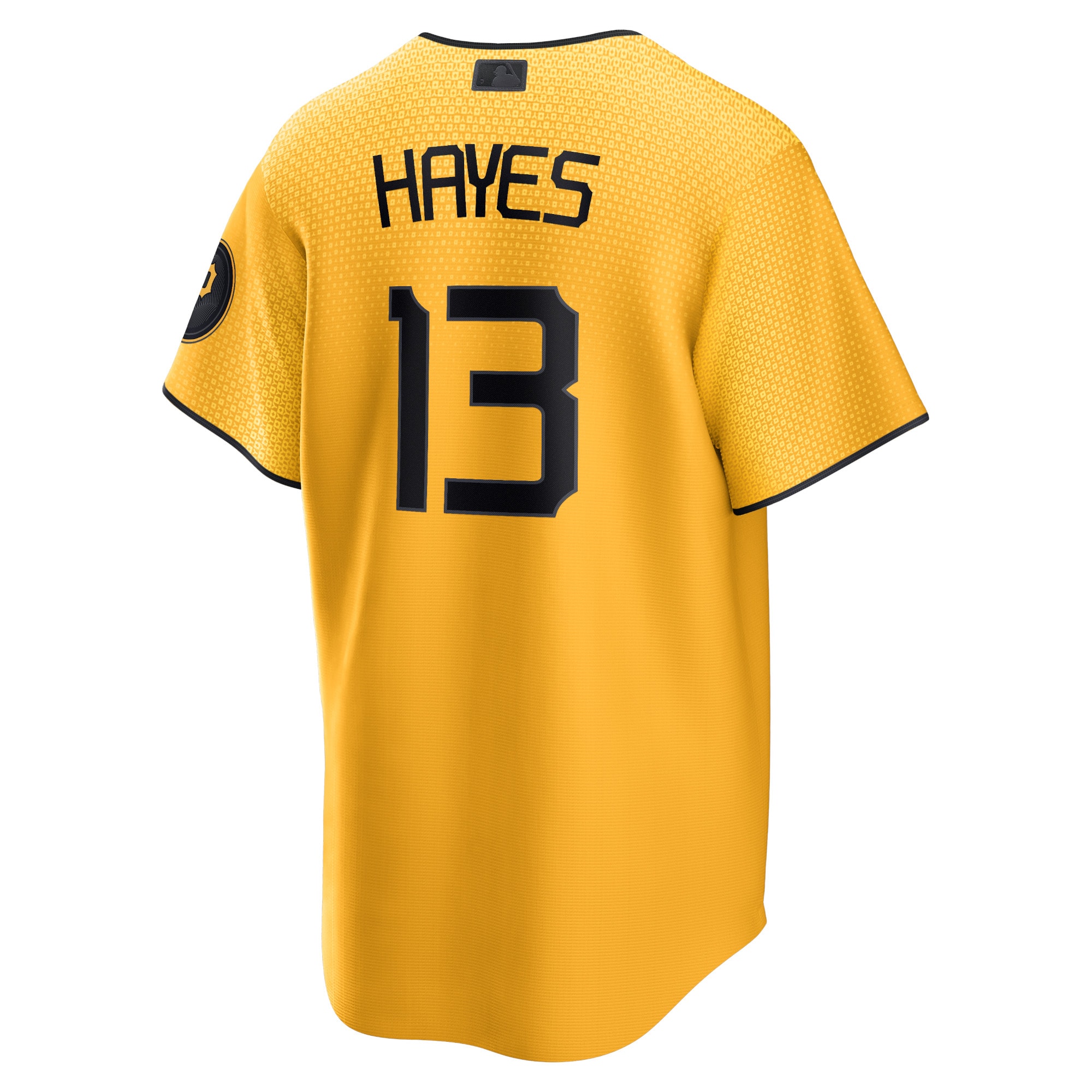 Ke'Bryan Hayes Pittsburgh Pirates2023 City Connect Replica Player Jersey - Gold