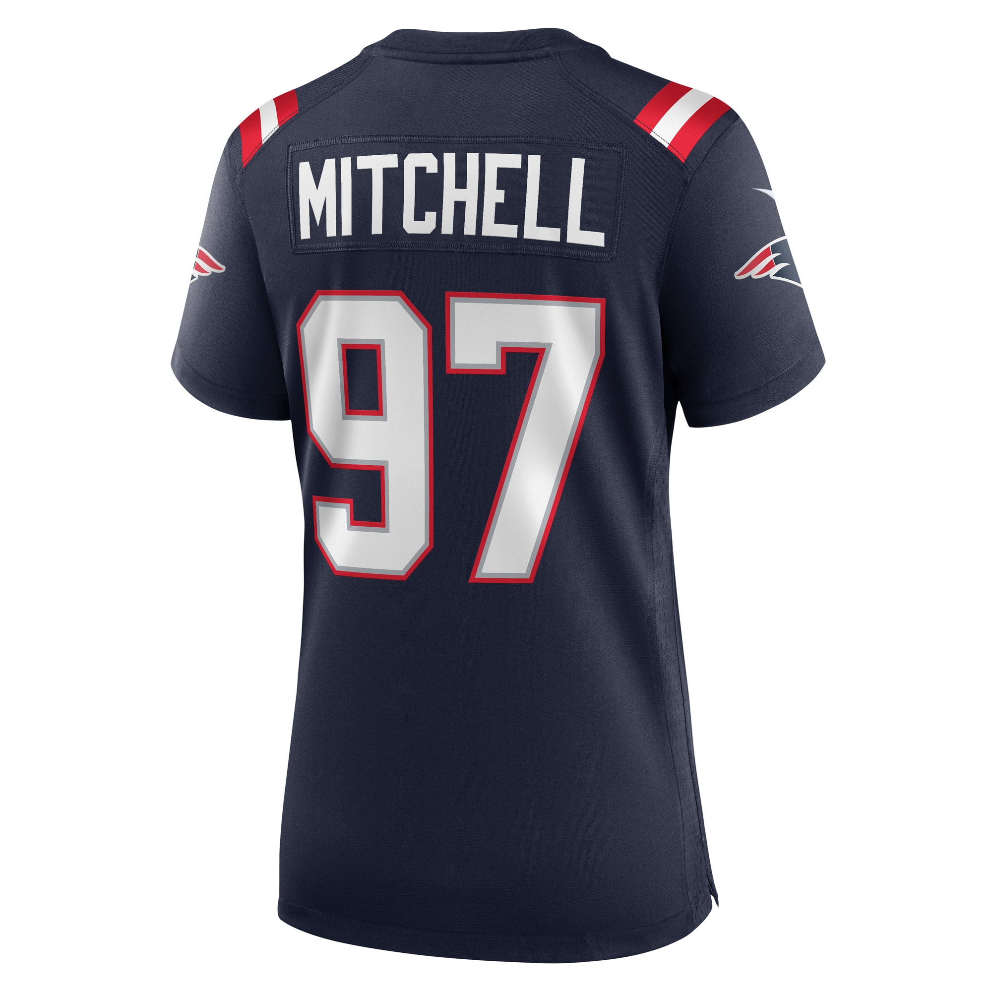 DaMarcus Mitchell New England Patriots Women's Game Player Jersey - Navy