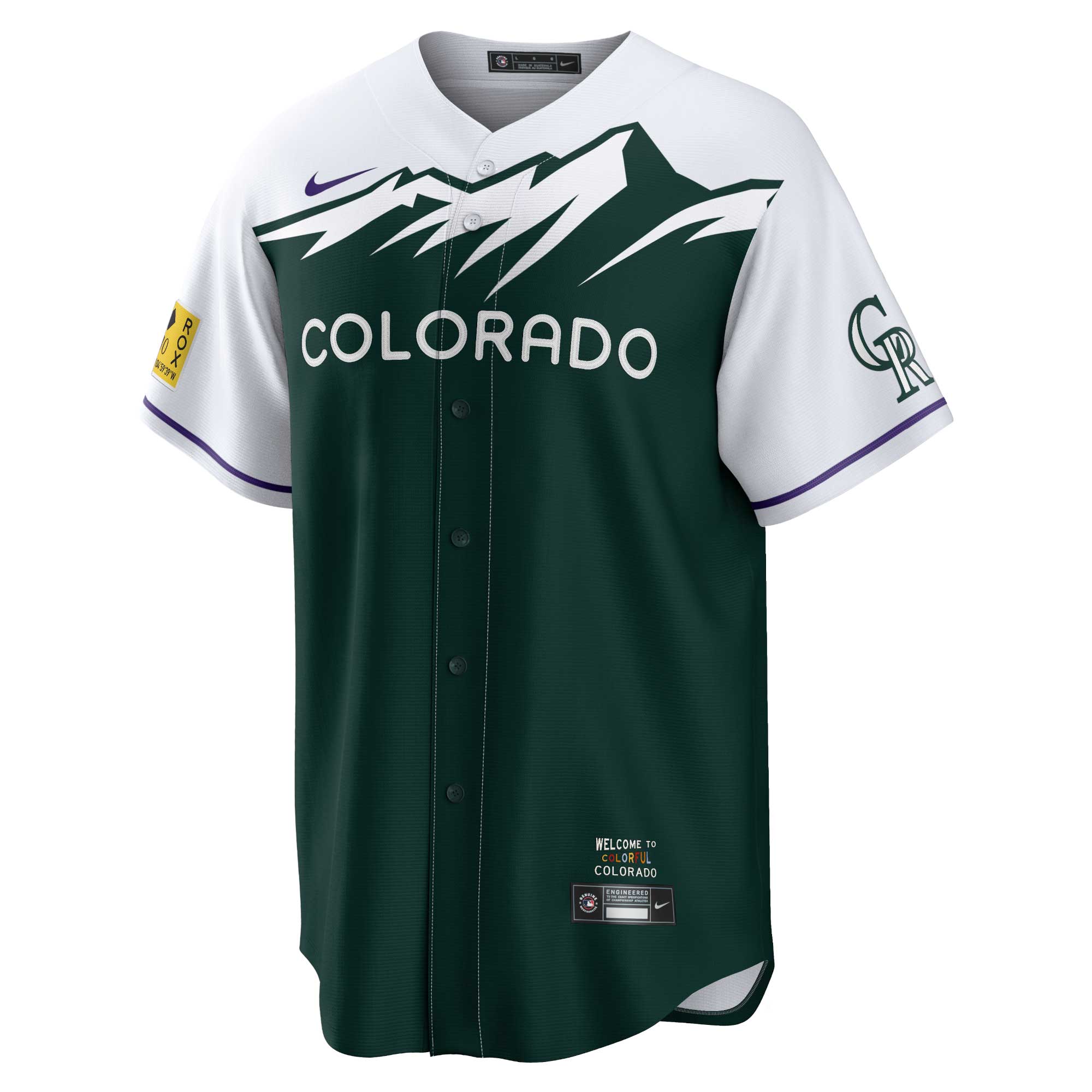 Kris Bryant Colorado Rockies2022 City Connect Replica Player Jersey - Green