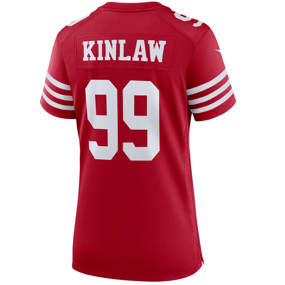 Javon Kinlaw San Francisco 49ers Women's Player Game Jersey - Scarlet