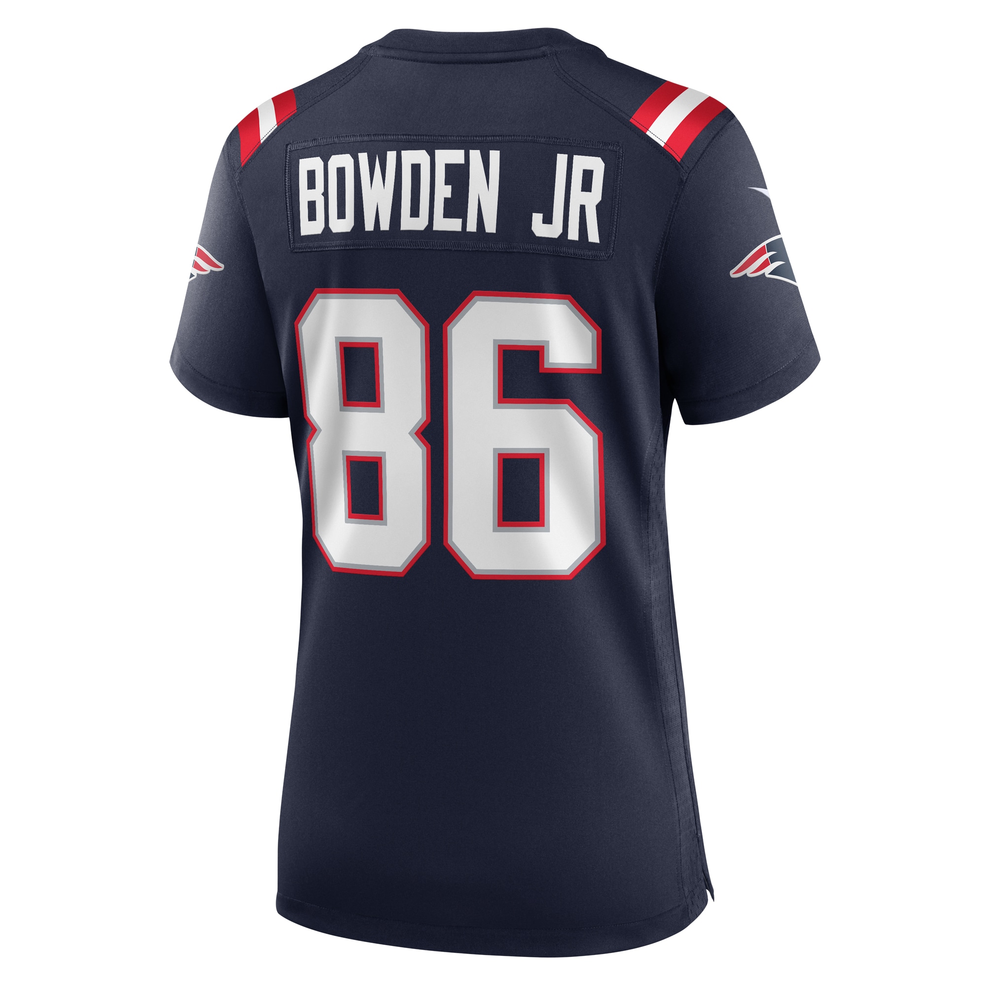 Lynn Bowden Jr. New England Patriots Women's Home Game Player Jersey - Navy