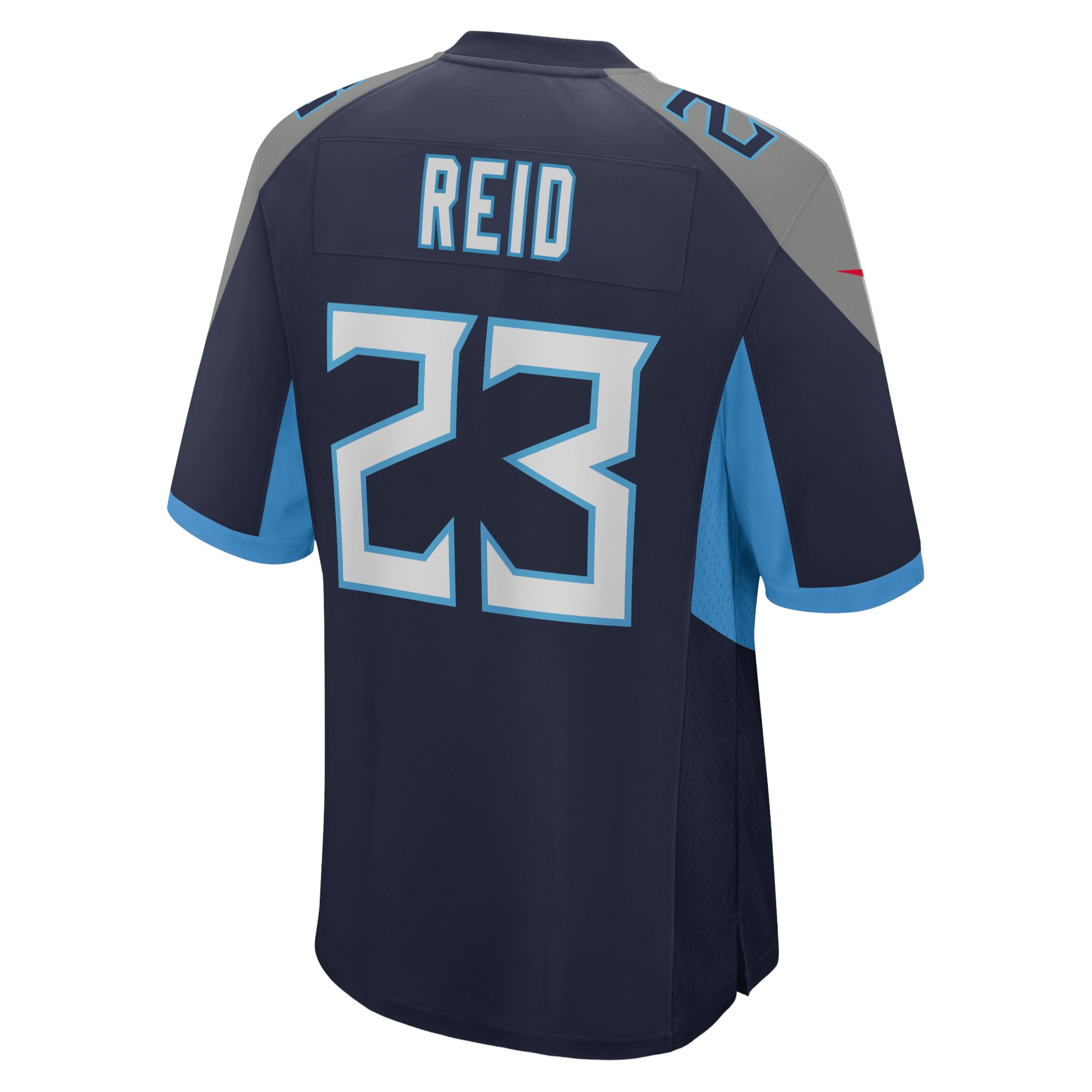 John Reid Tennessee TitansHome Game Player Jersey - Navy