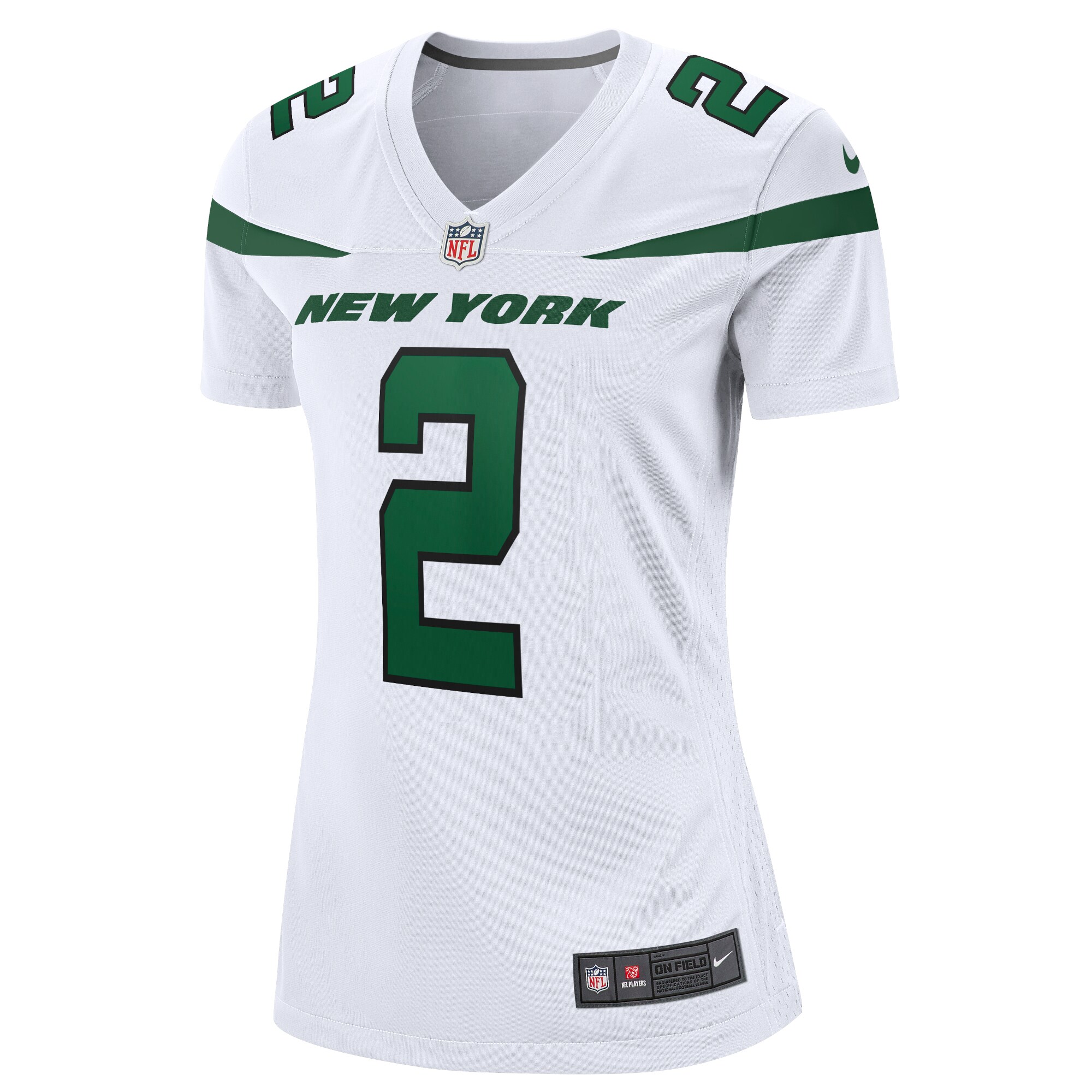 Zach Wilson New York Jets Women's Game Jersey - White