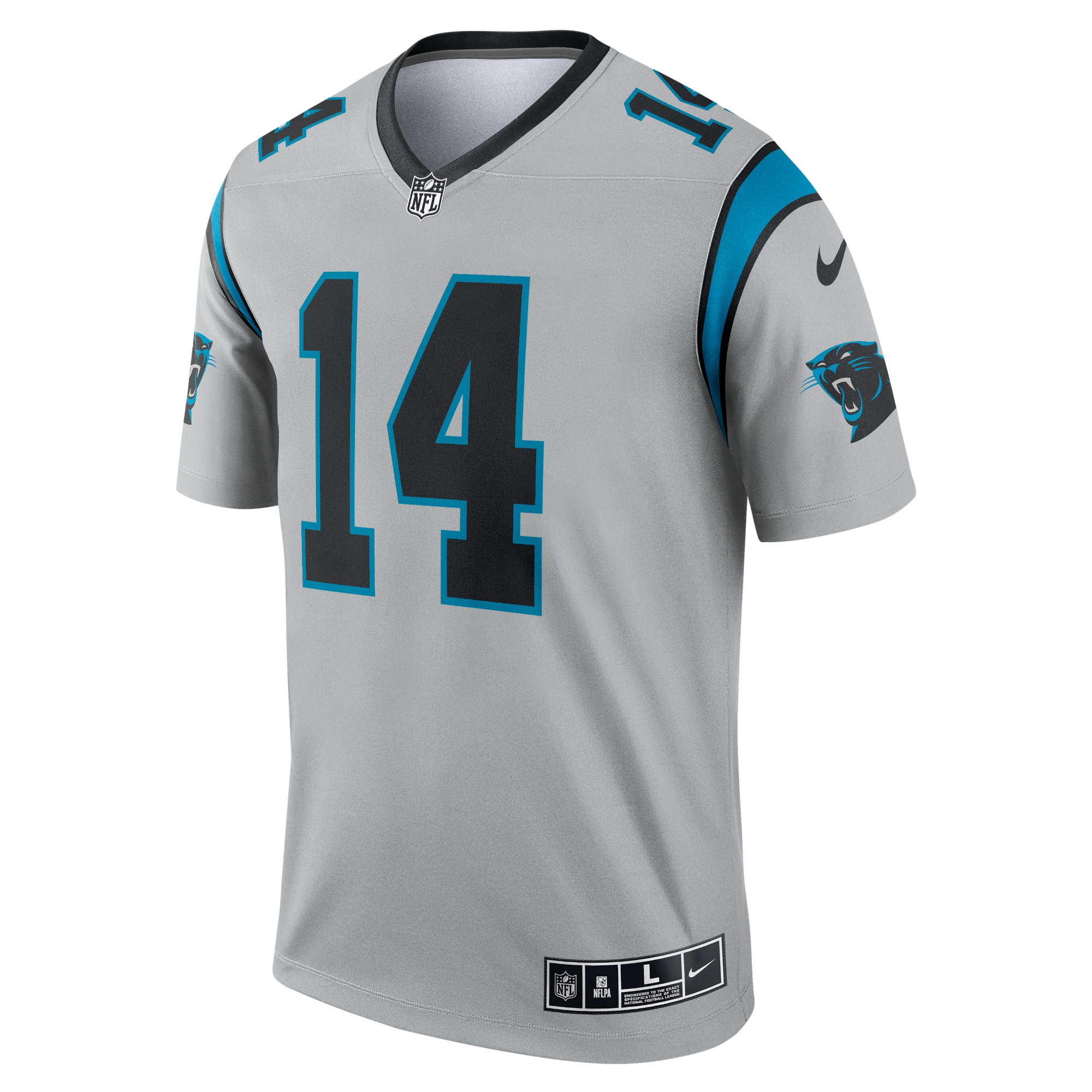 Sam Darnold Carolina PanthersInverted Legend Jersey - Silver