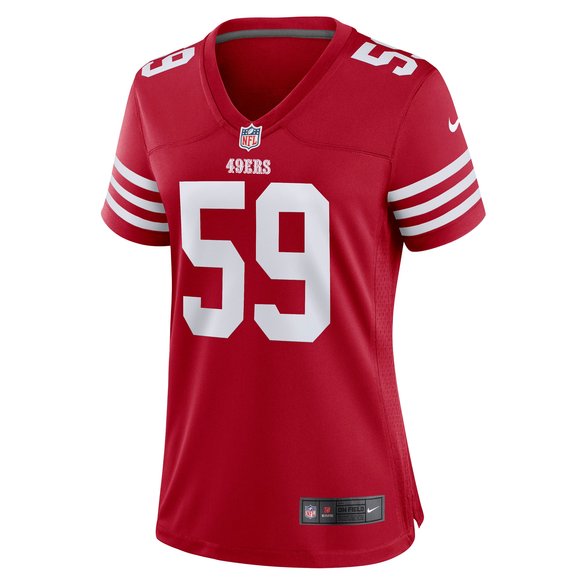 Curtis Robinson San Francisco 49ers Women's Game Player Jersey - Scarlet