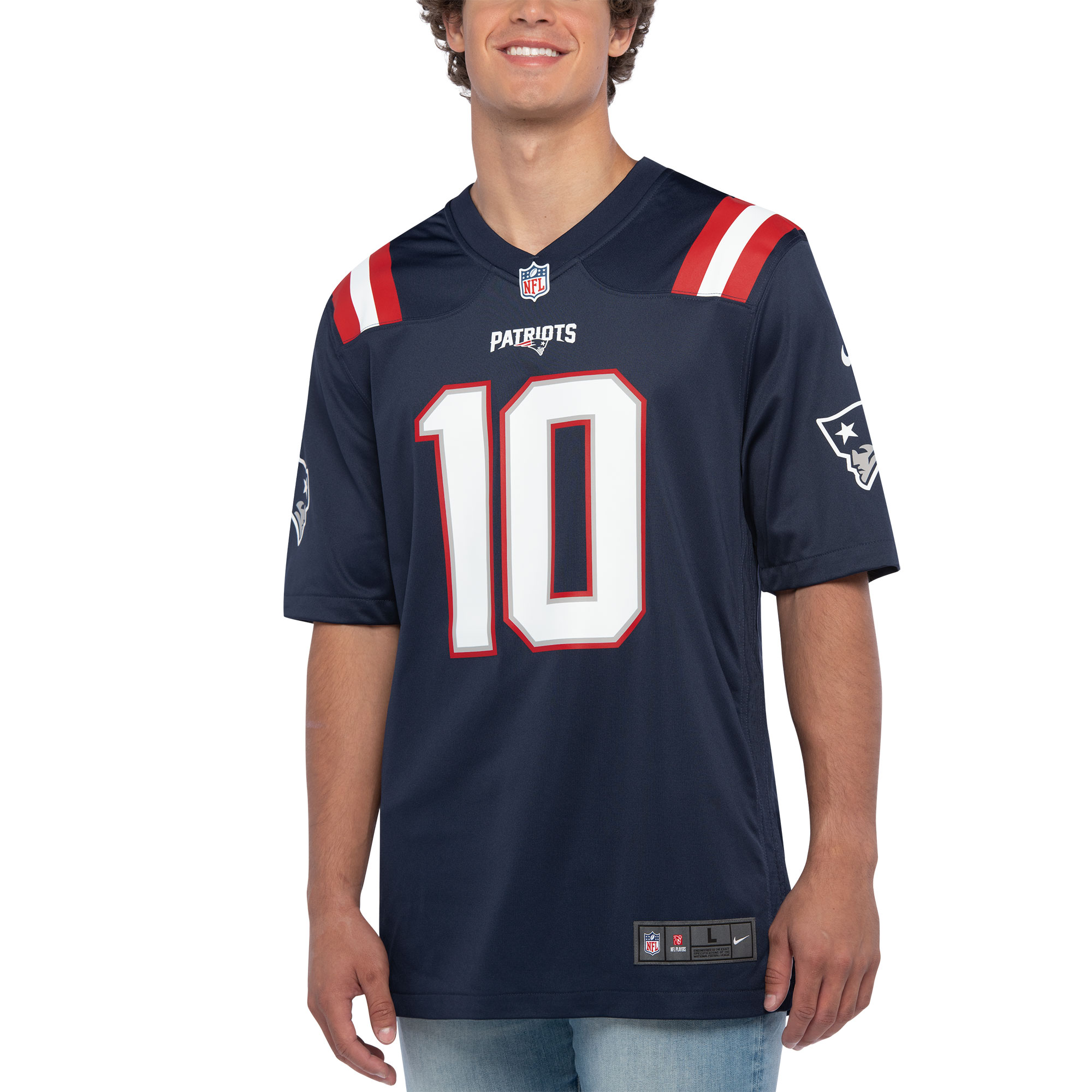 Mac Jones New England PatriotsPlayer Game Jersey - Navy