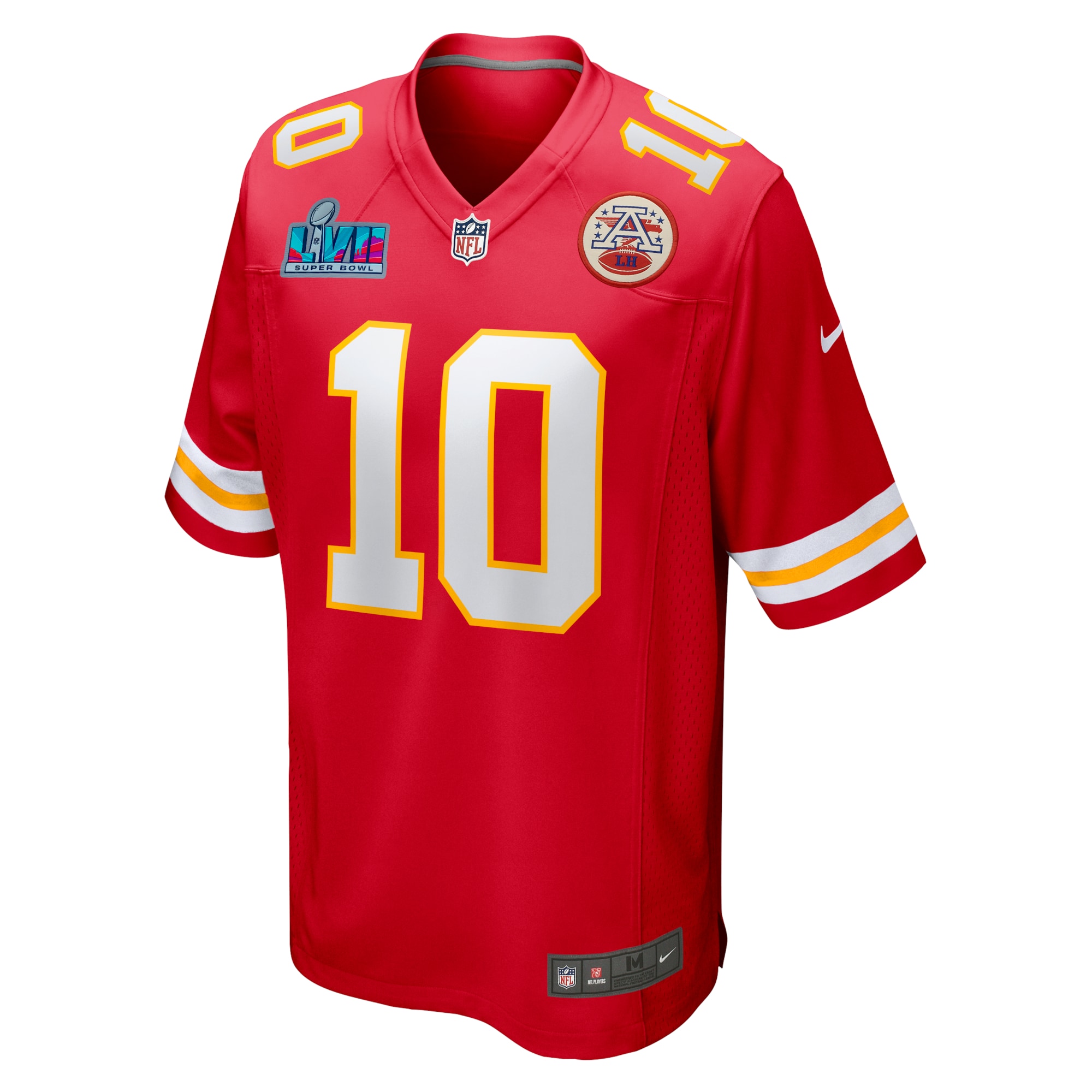 Isiah Pacheco Kansas City ChiefsSuper Bowl LVII Patch Game Jersey - Red