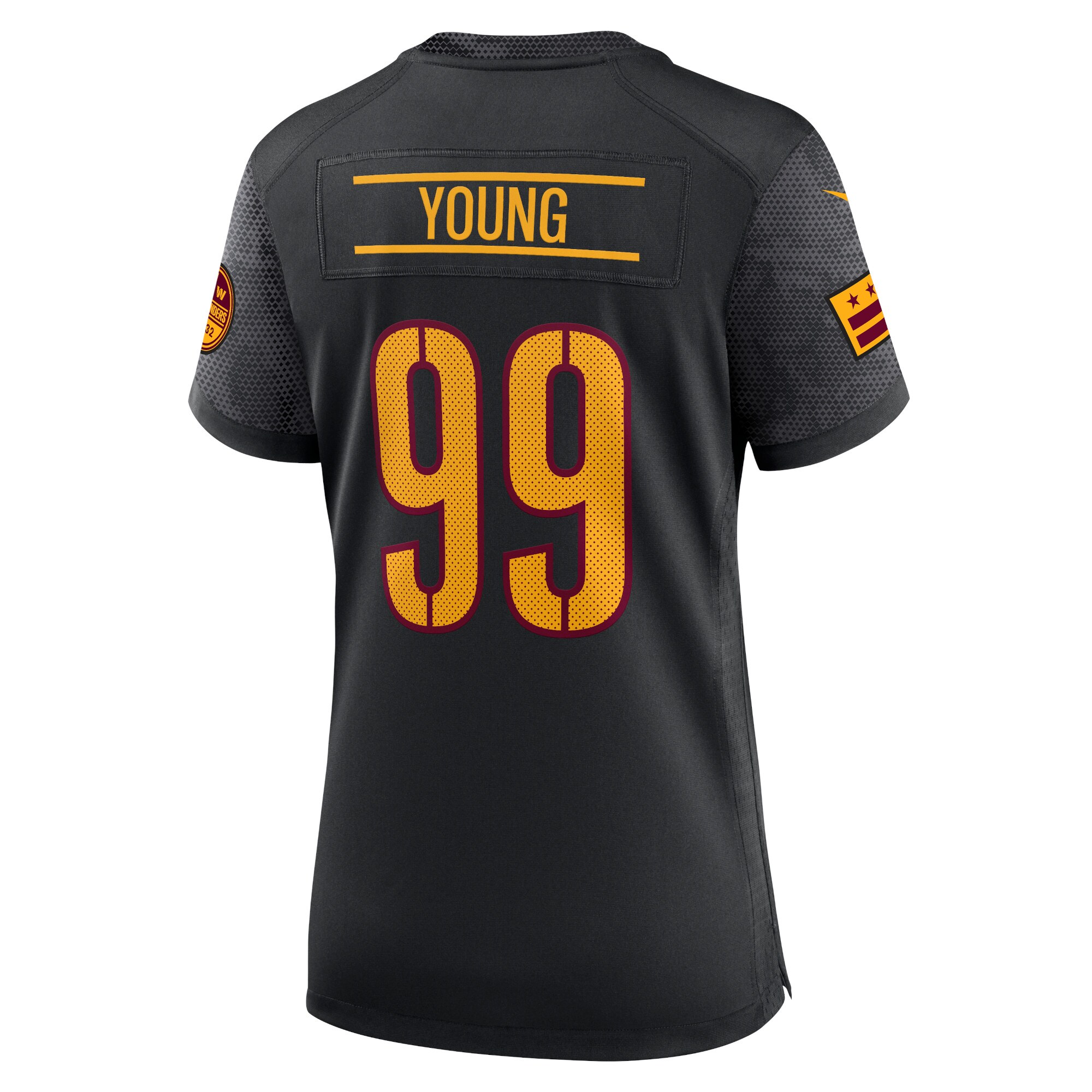 Chase Young Washington Commanders Women's Alternate Game Player Jersey - Black