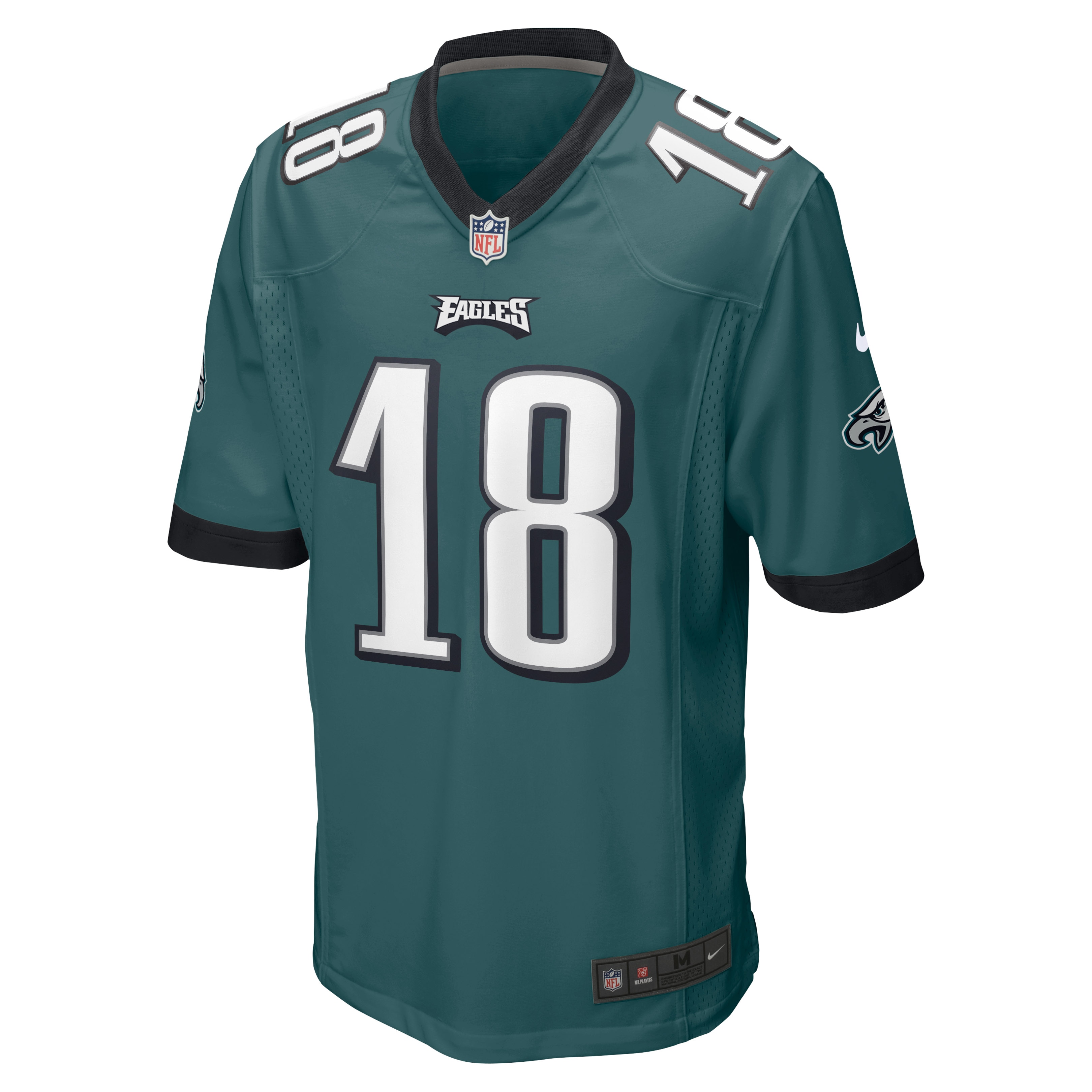 Jalen Reagor Philadelphia EaglesGame Jersey - Midnight Green