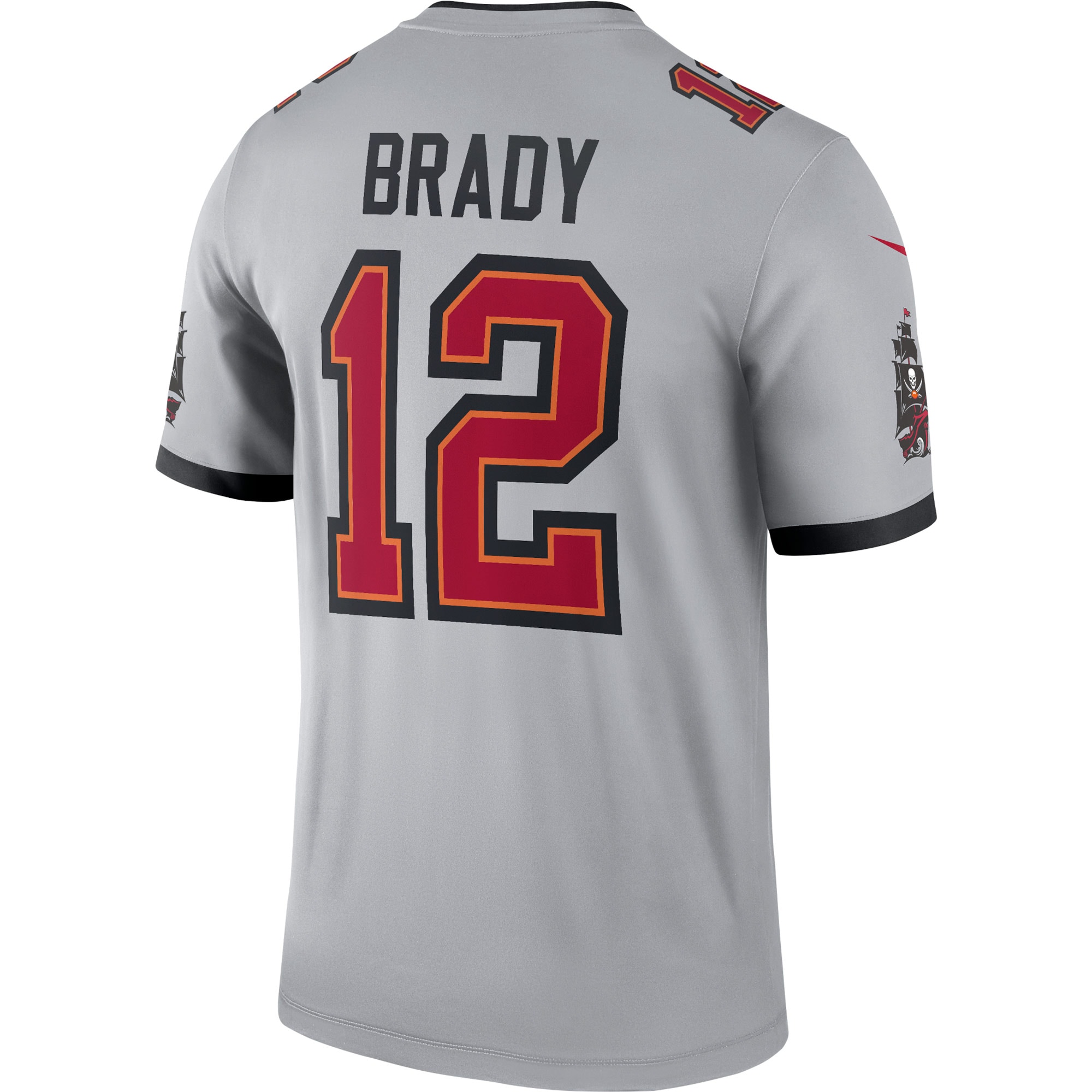 Tom Brady Tampa Bay BuccaneersInverted Legend Jersey - Gray