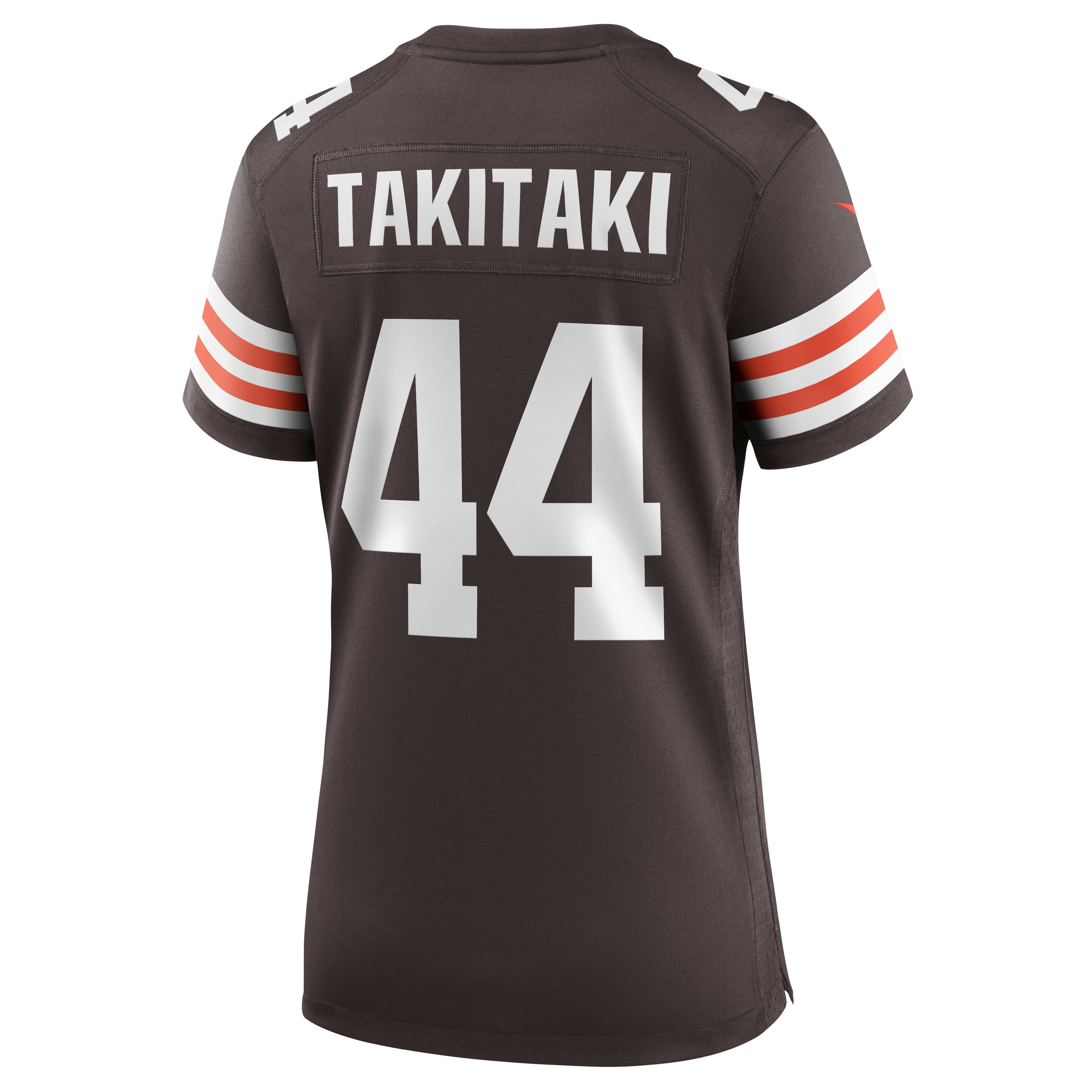 Sione Takitaki Cleveland Browns Women's Game Jersey - Brown