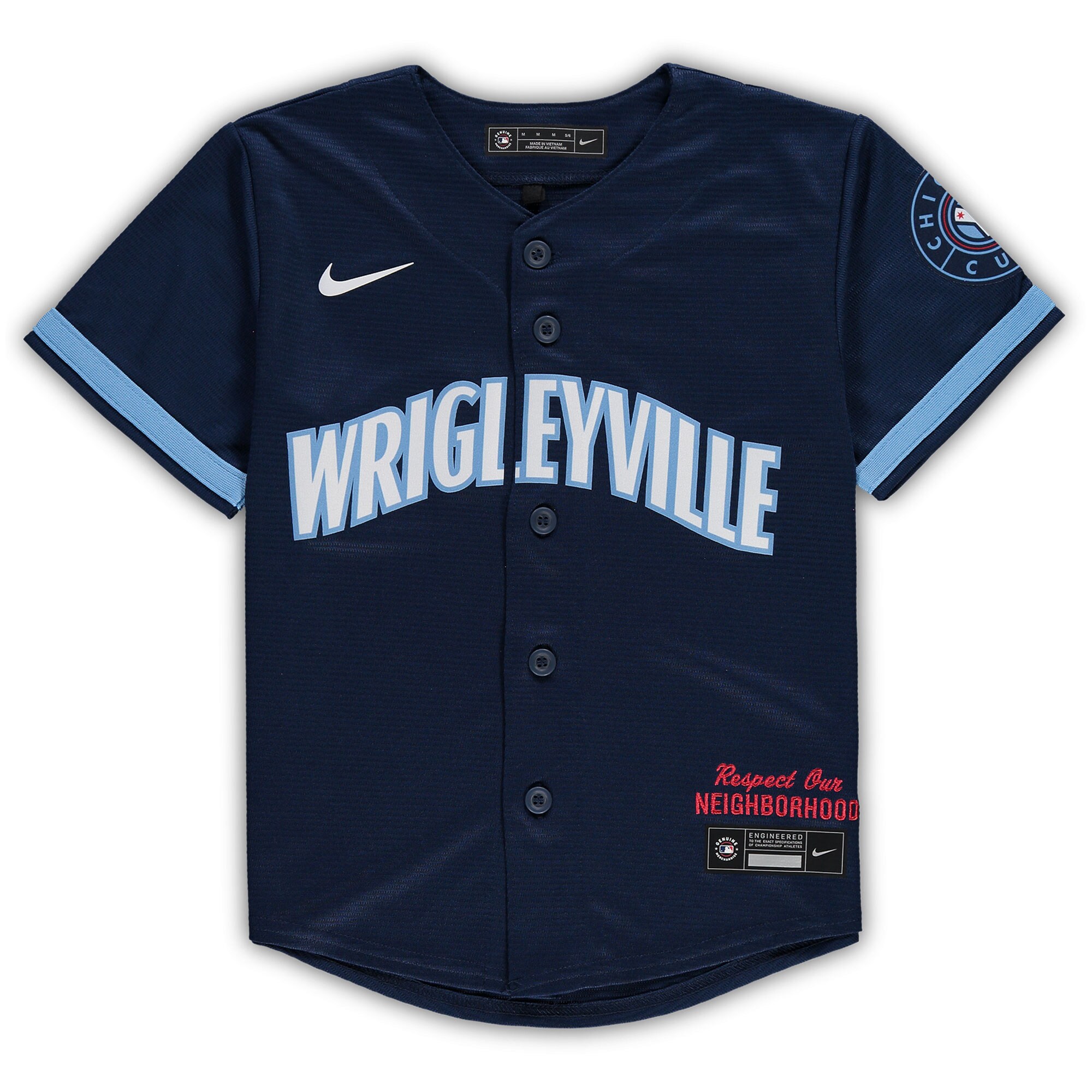 Chicago CubsPreschool MLB City Connect Replica Team Jersey - Navy
