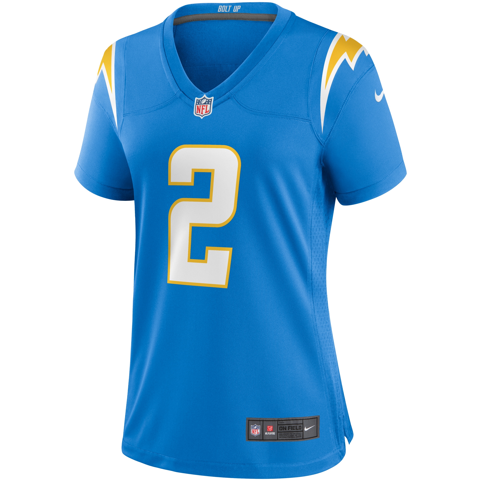 Easton Stick Los Angeles Chargers Women's Game Jersey - Powder Blue