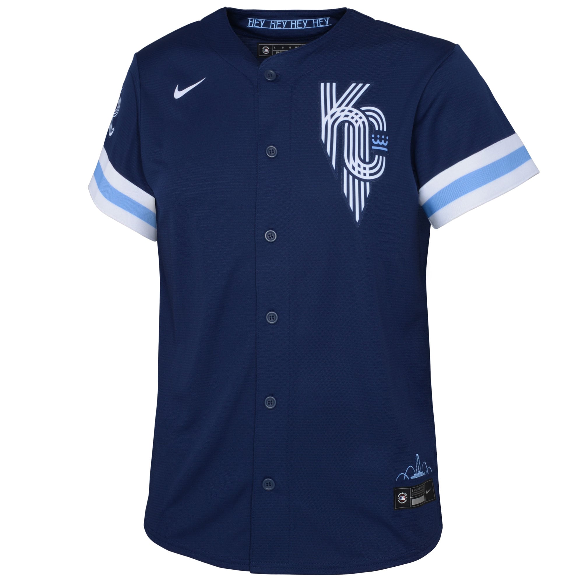 Andrew Benintendi Kansas City RoyalsYouth 2022 City Connect Replica Player Jersey - Navy