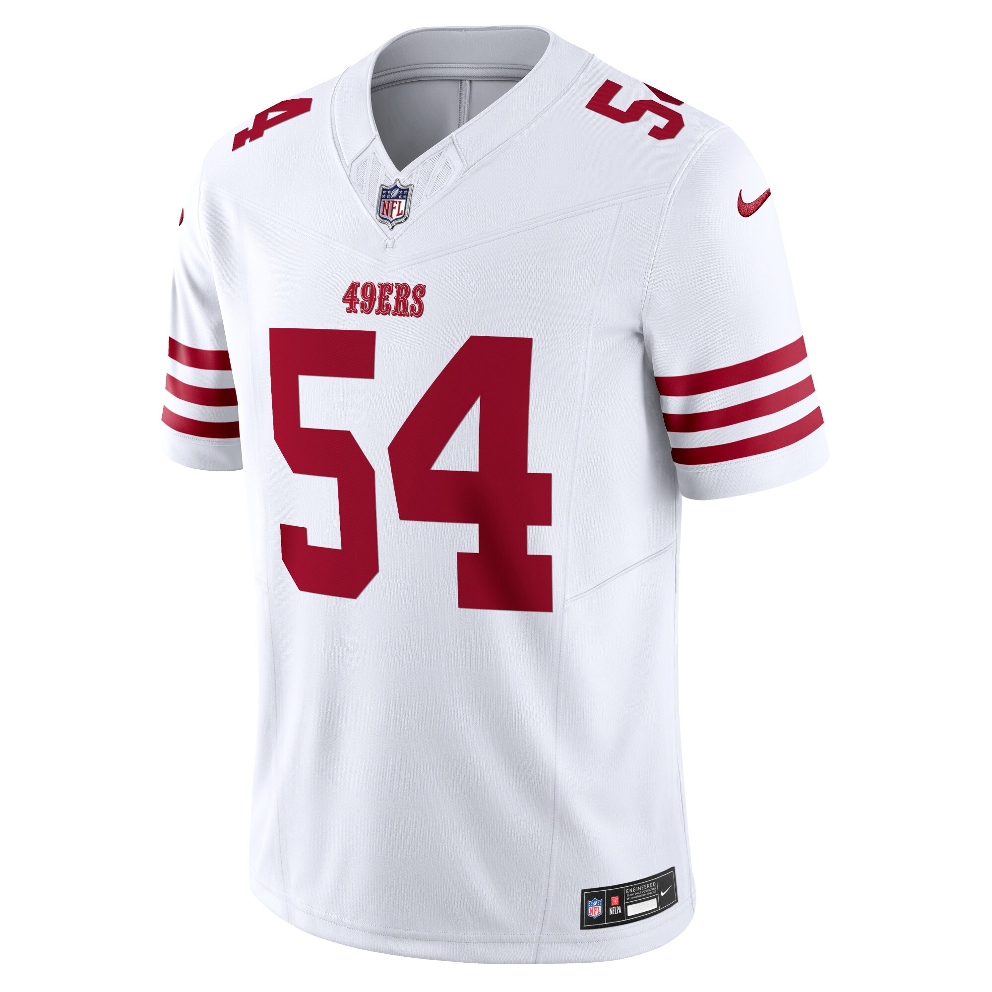 Fred Warner San Francisco 49ers Vapor F.U.S.E. Limited Jersey - White