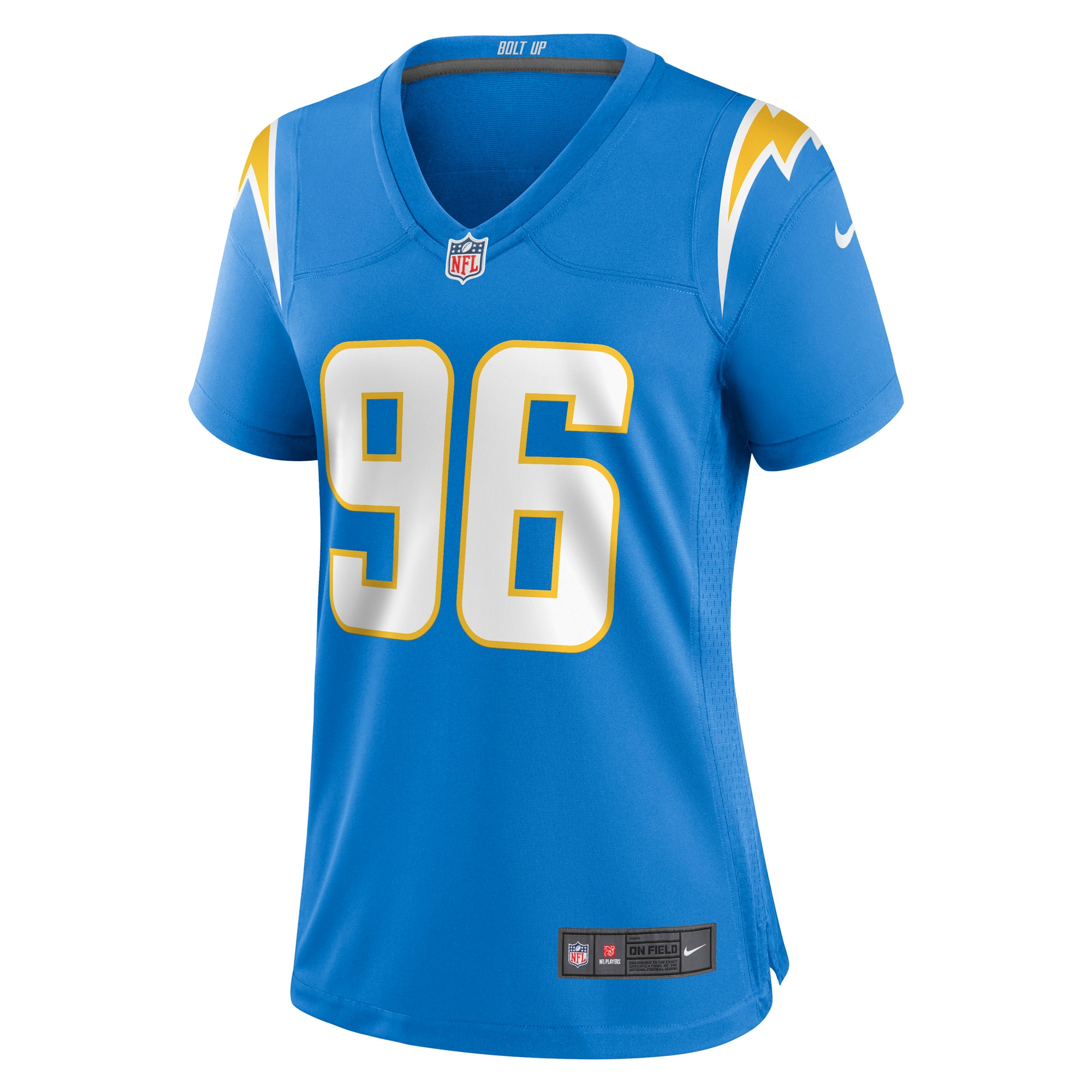 Breiden Fehoko Los Angeles Chargers Women's Game Player Jersey - Powder Blue