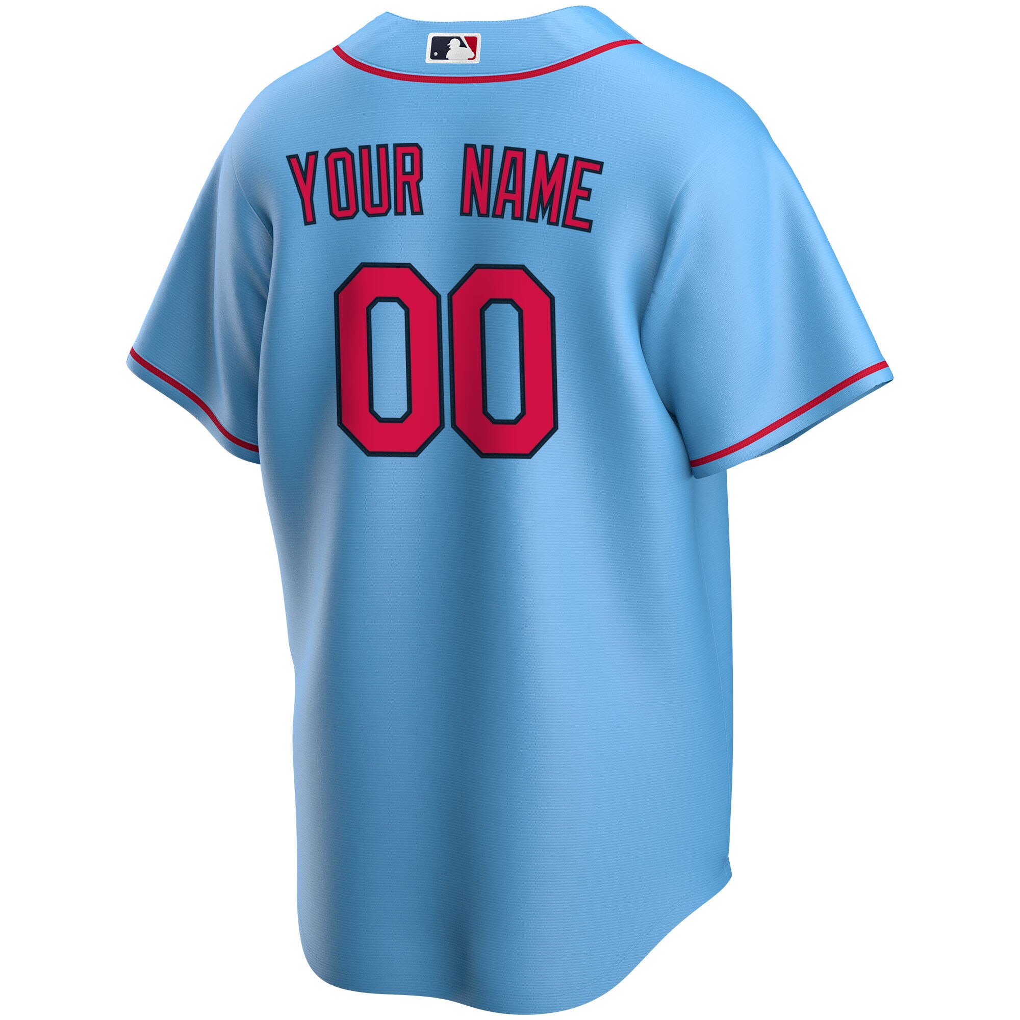 St. Louis CardinalsAlternate Replica Custom Jersey - Light Blue