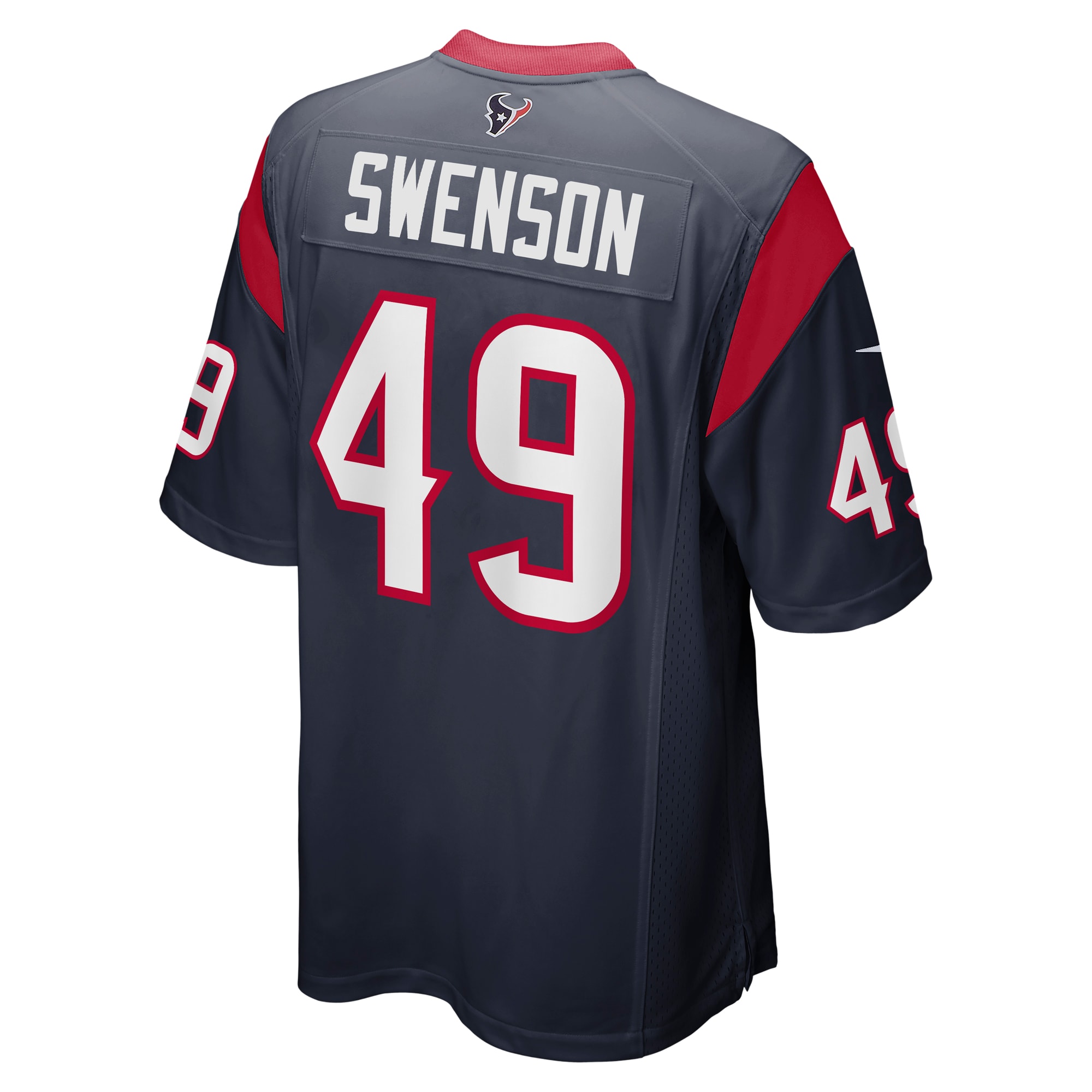 Ian Swenson Houston TexansTeam Game Jersey - Navy