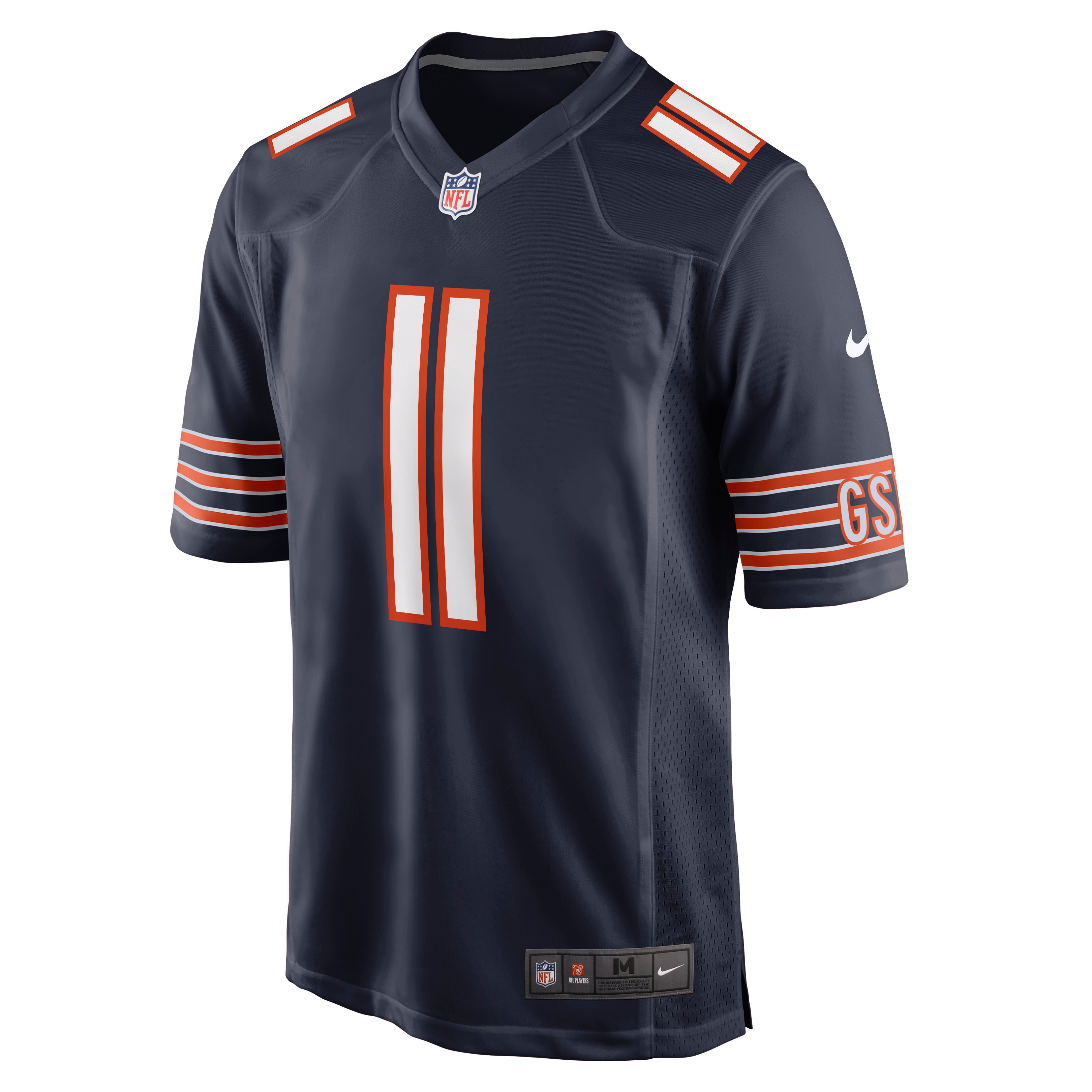 Darnell Mooney Chicago BearsGame Jersey - Navy