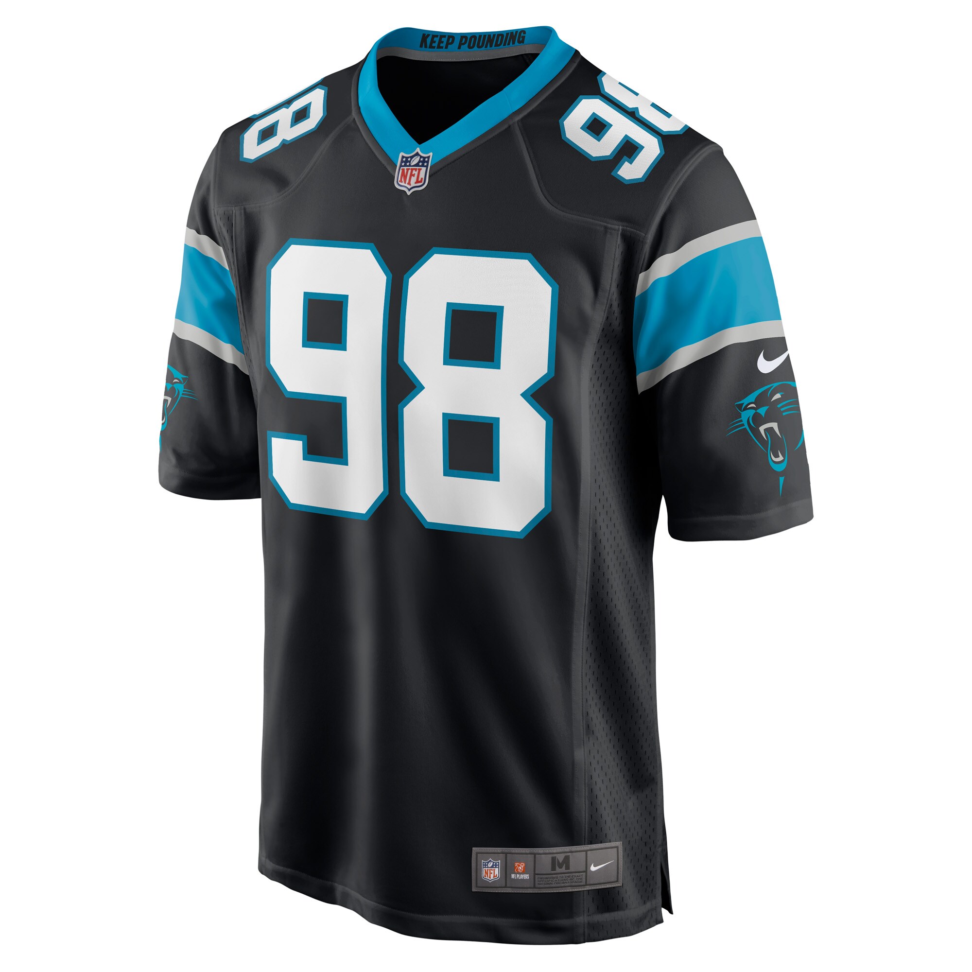 Marquis Haynes Sr. Carolina PanthersGame Player Jersey - Black