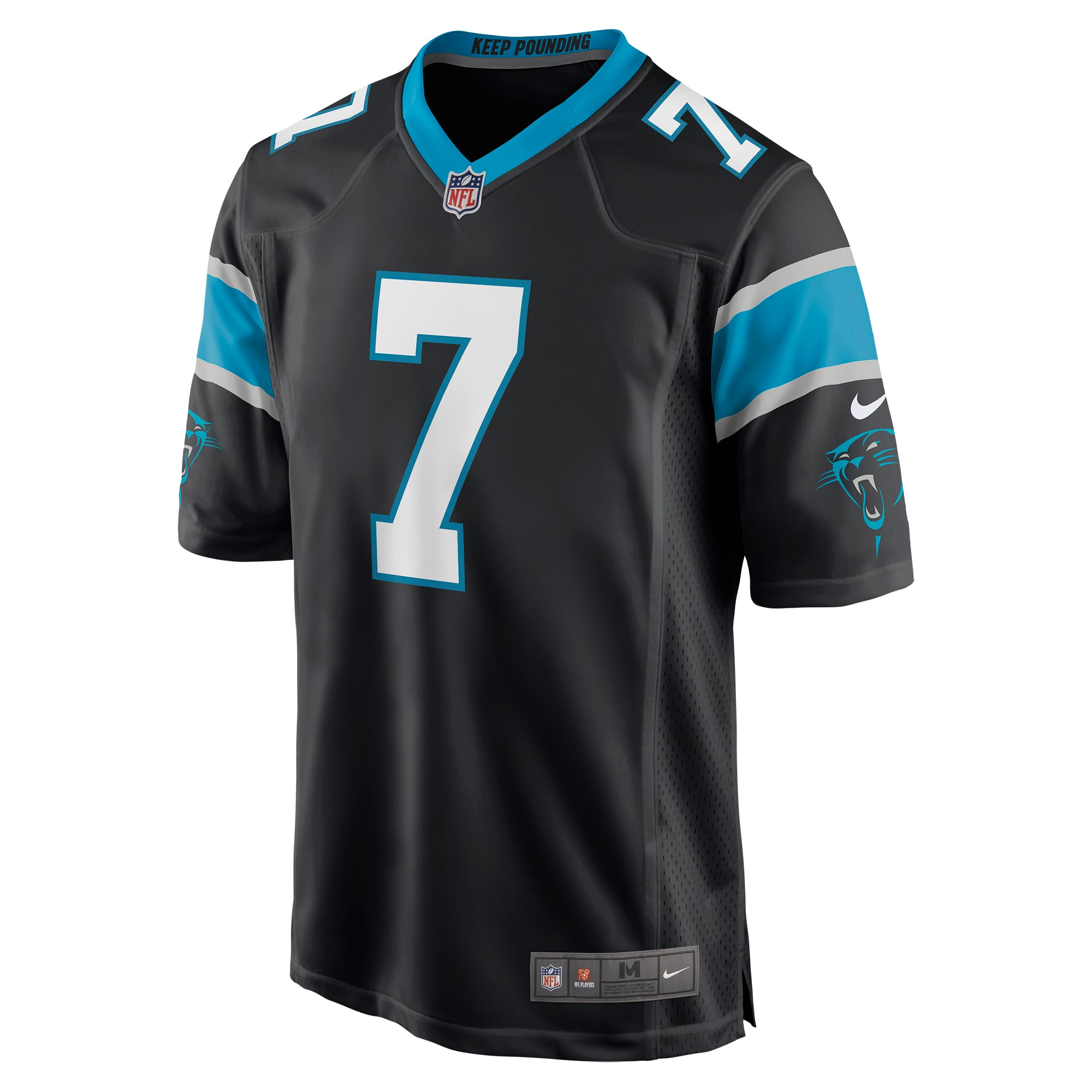Shaq Thompson Carolina PanthersPlayer Game Jersey - Black