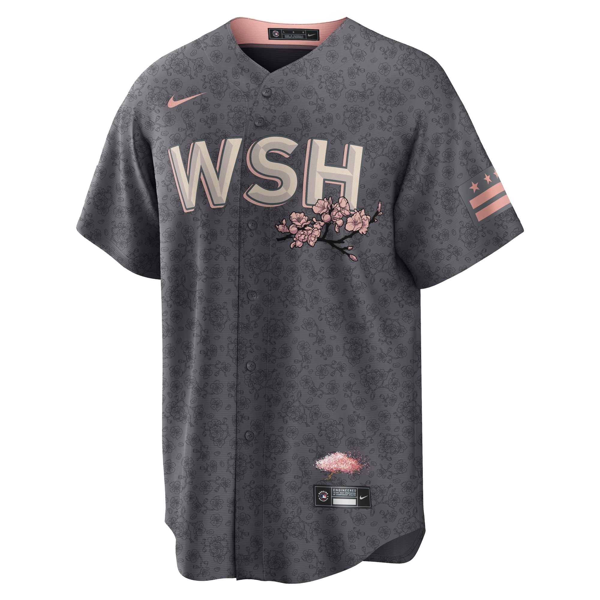 Washington NationalsCity Connect Replica Team Jersey - Gray