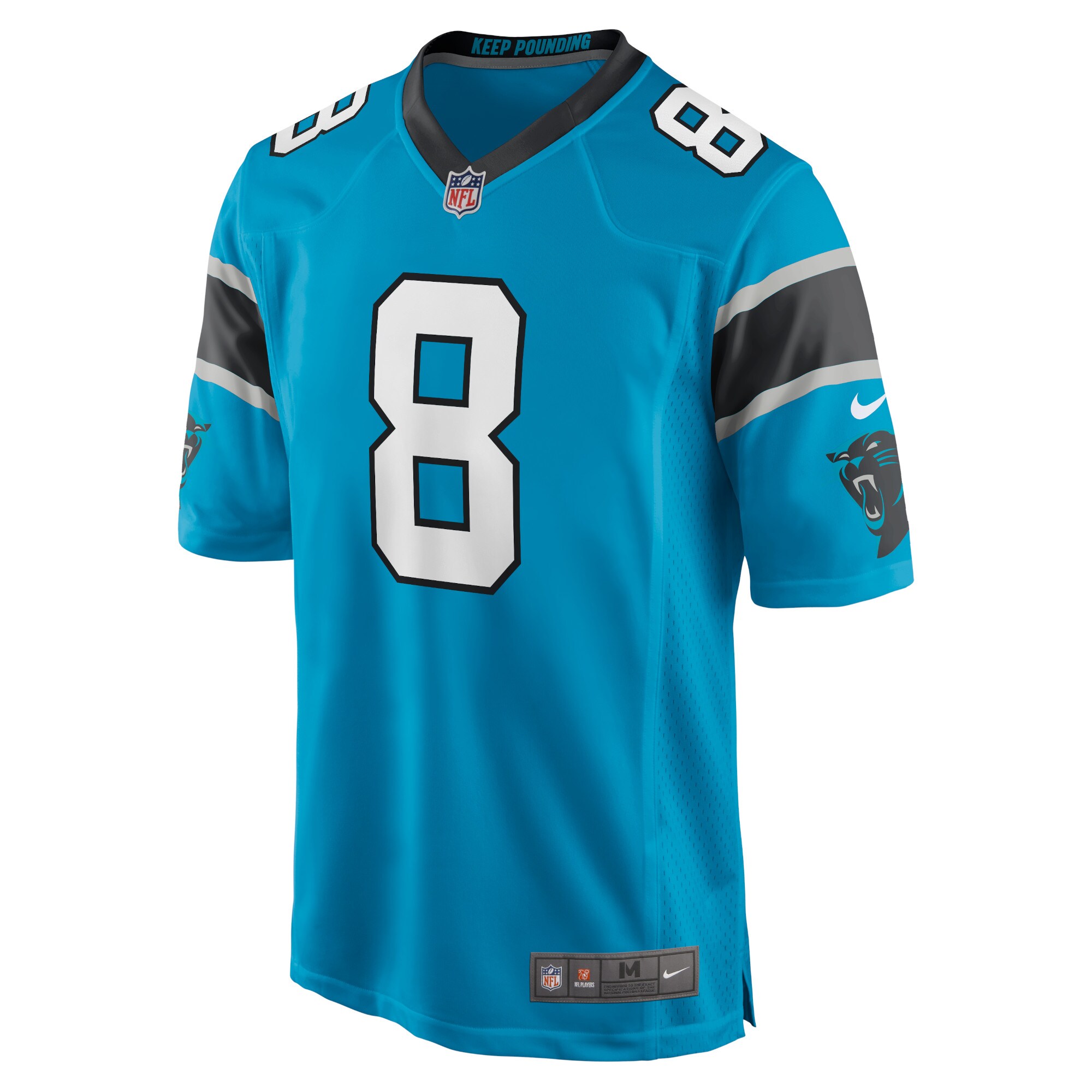 Jaycee Horn Carolina PanthersGame Player Jersey - Blue