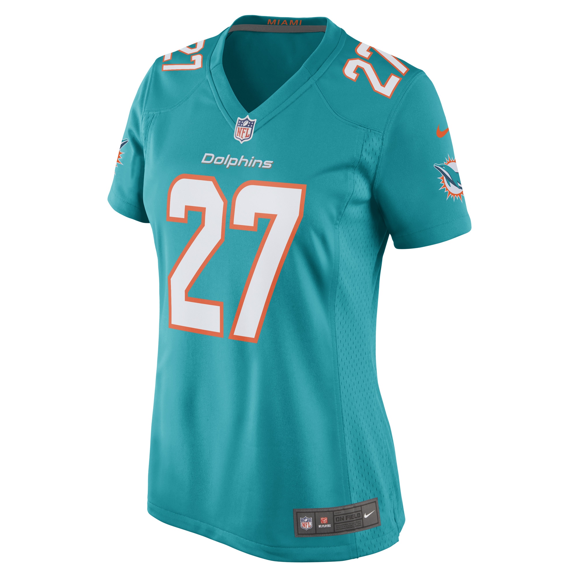 Keion Crossen Miami Dolphins Women's Game Player Jersey - Aqua
