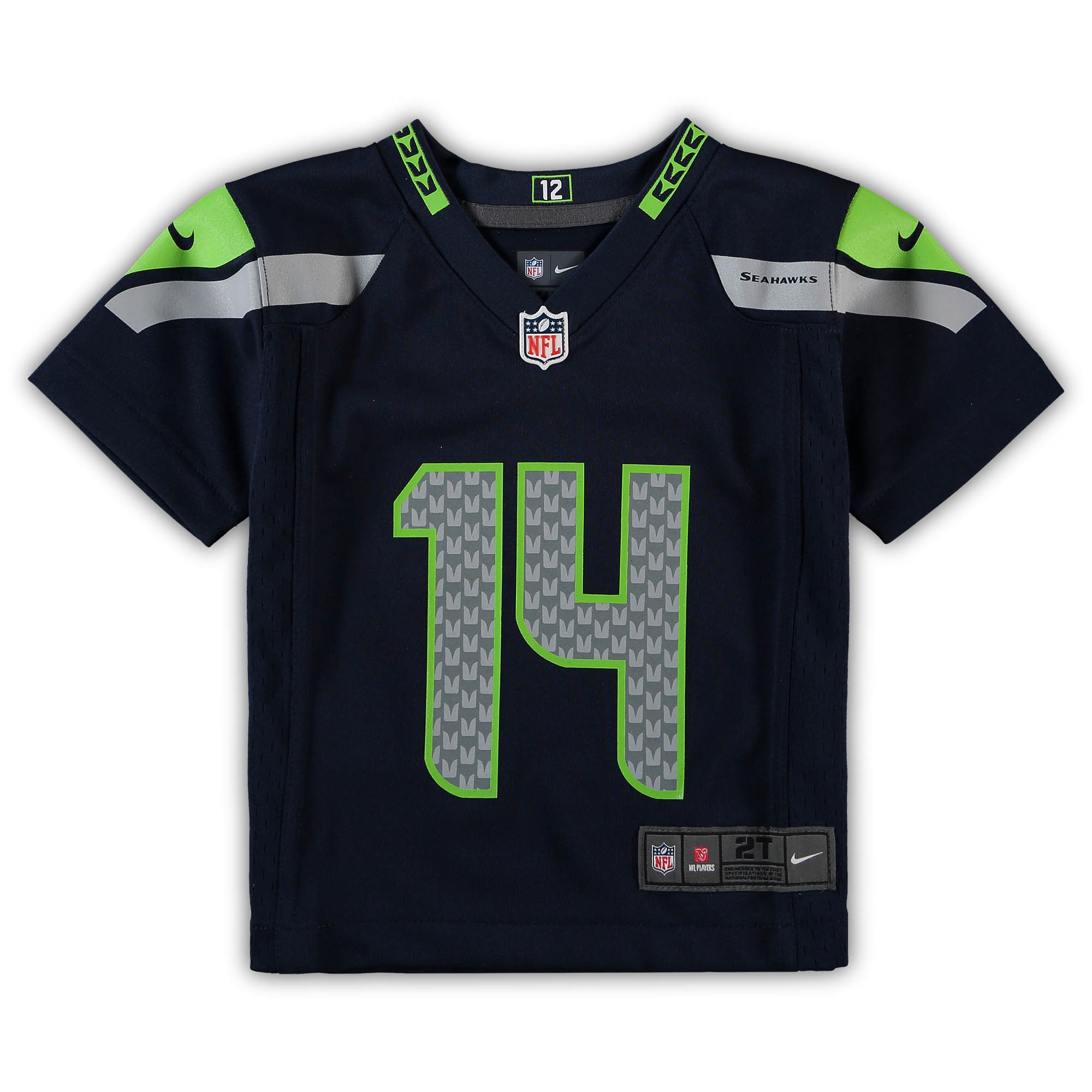 DK Metcalf Seattle SeahawksToddler Game Jersey - Navy