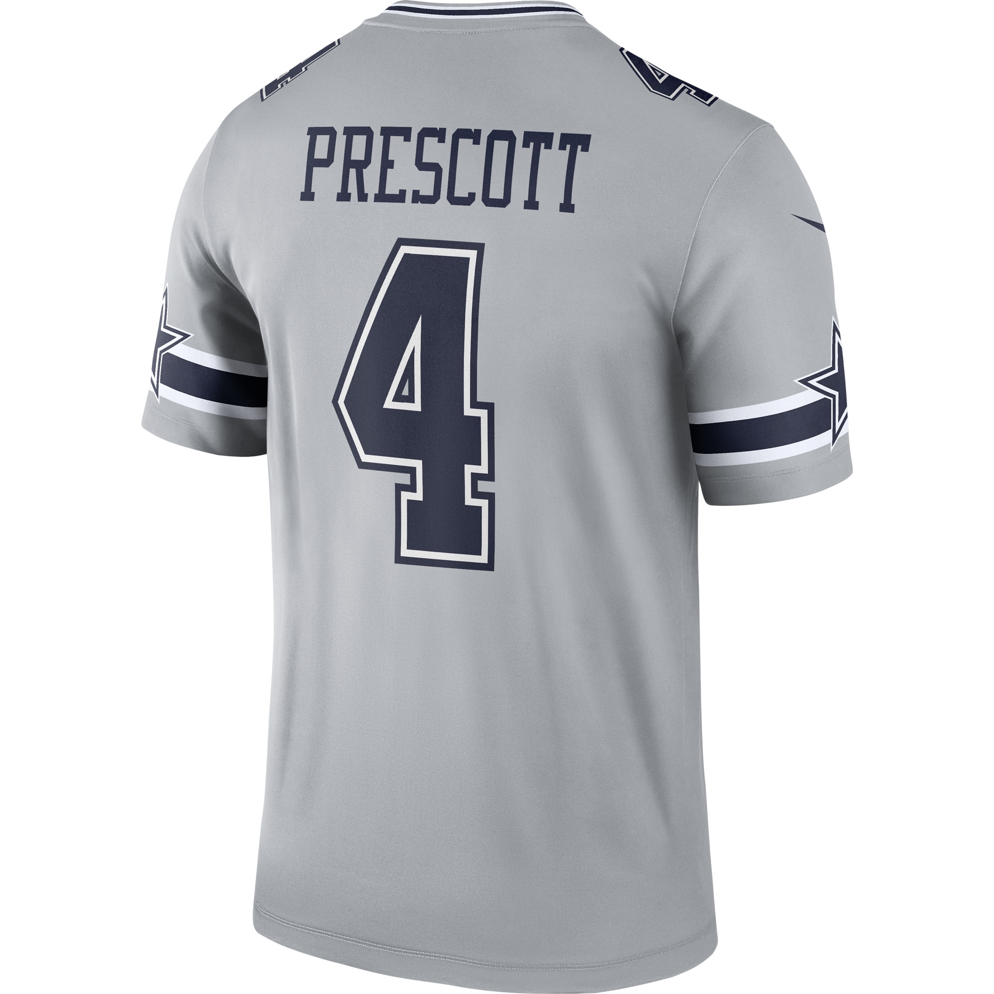 Dak Prescott Dallas CowboysInverted Legend Jersey - Gray