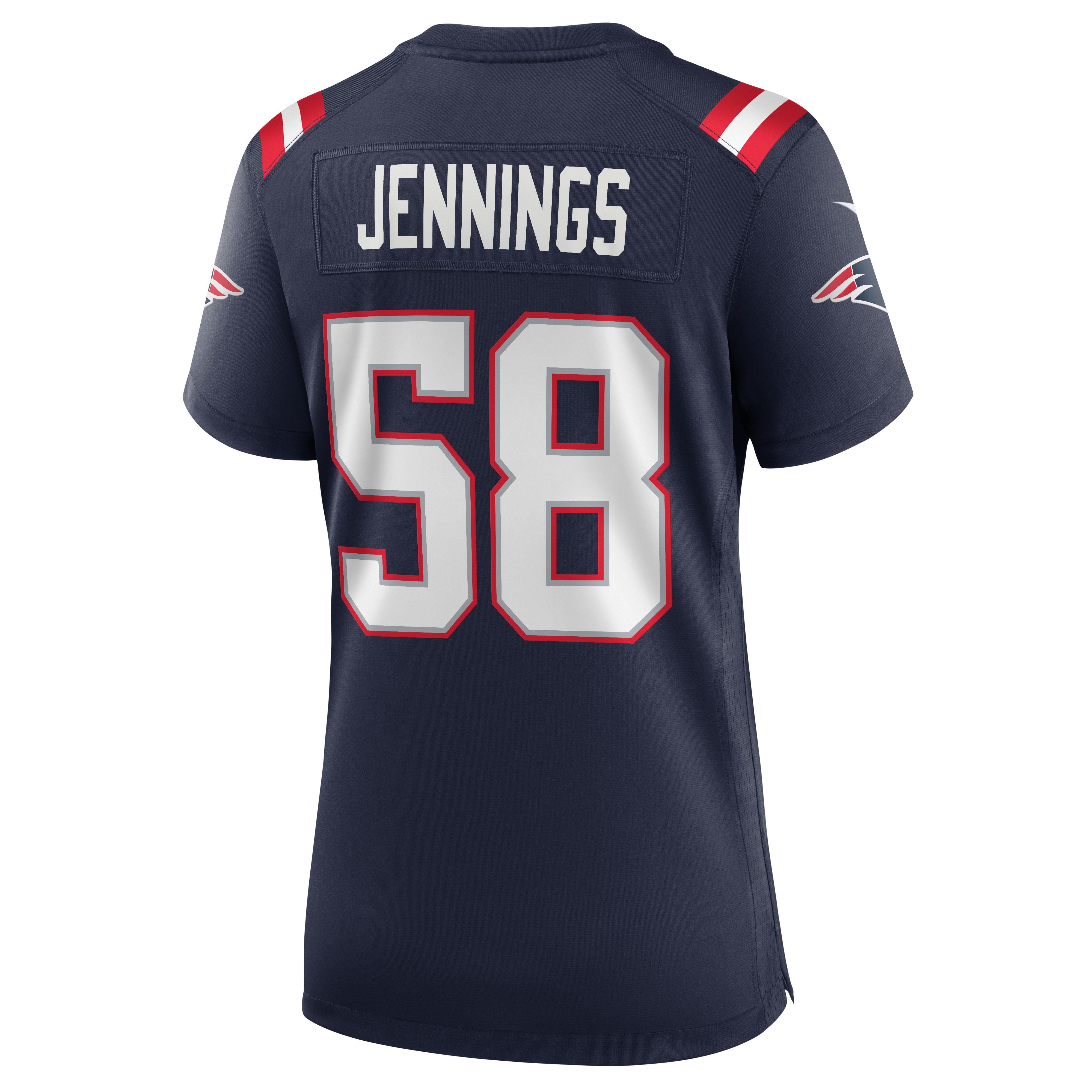 Anfernee Jennings New England Patriots Women's Team Game Jersey - Navy