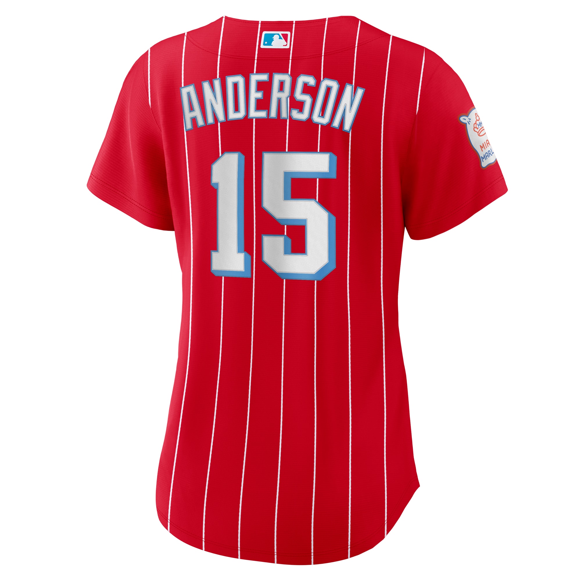 Brian Anderson Miami Marlins Women's City Connect Replica Player Jersey - Red