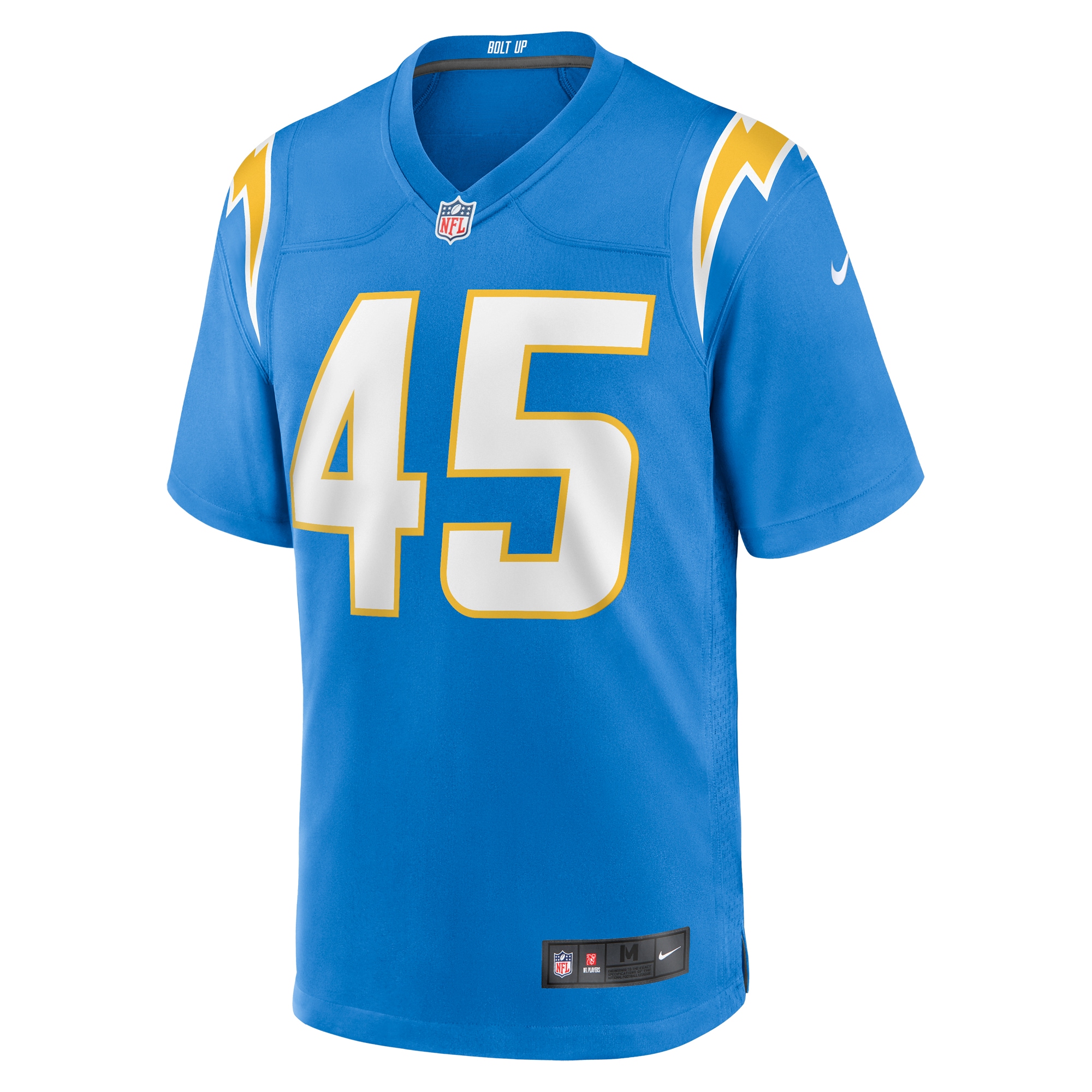 Jeremiah Attaochu Los Angeles ChargersHome Game Player Jersey - Powder Blue