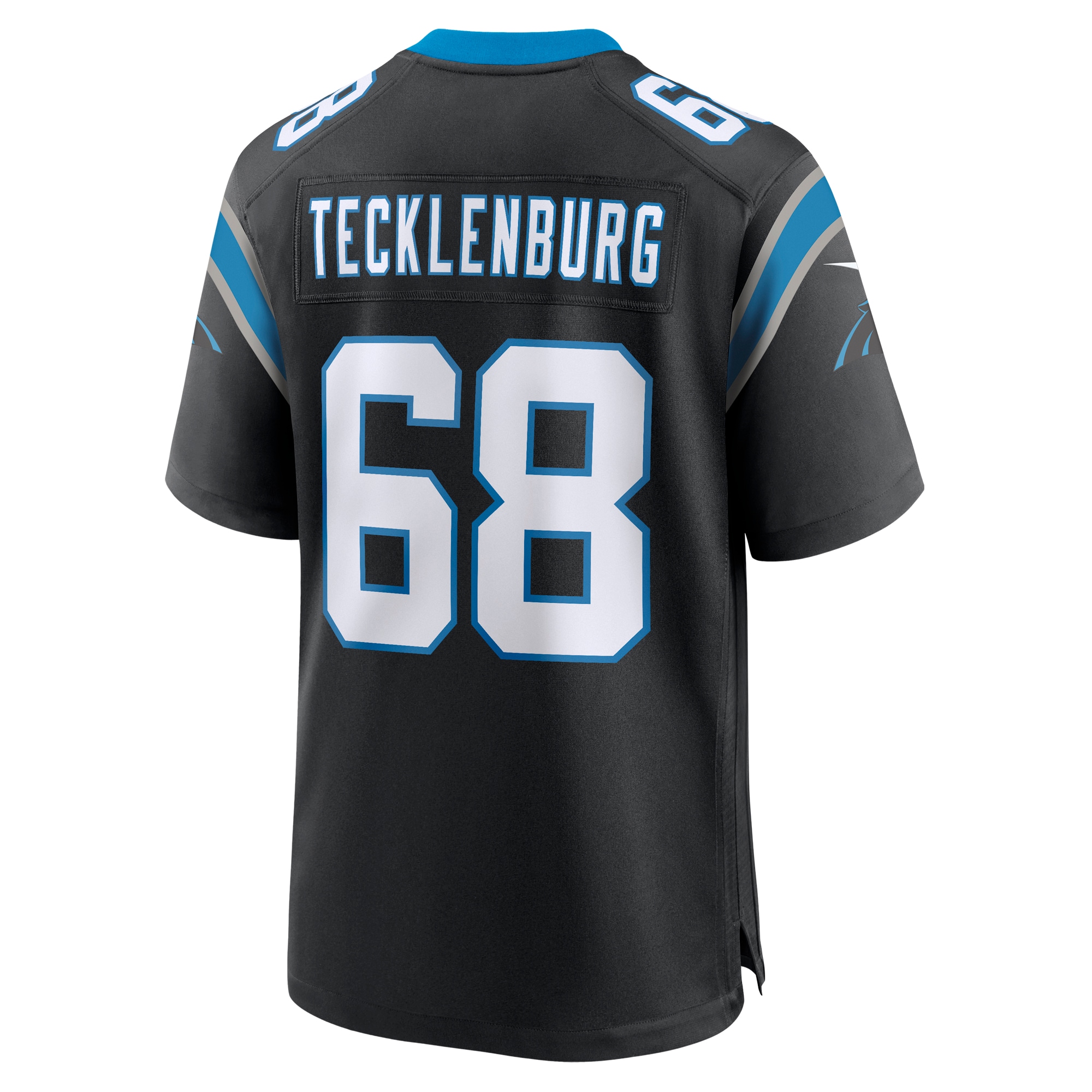 Sam Tecklenburg Carolina PanthersTeam Game Jersey - Black