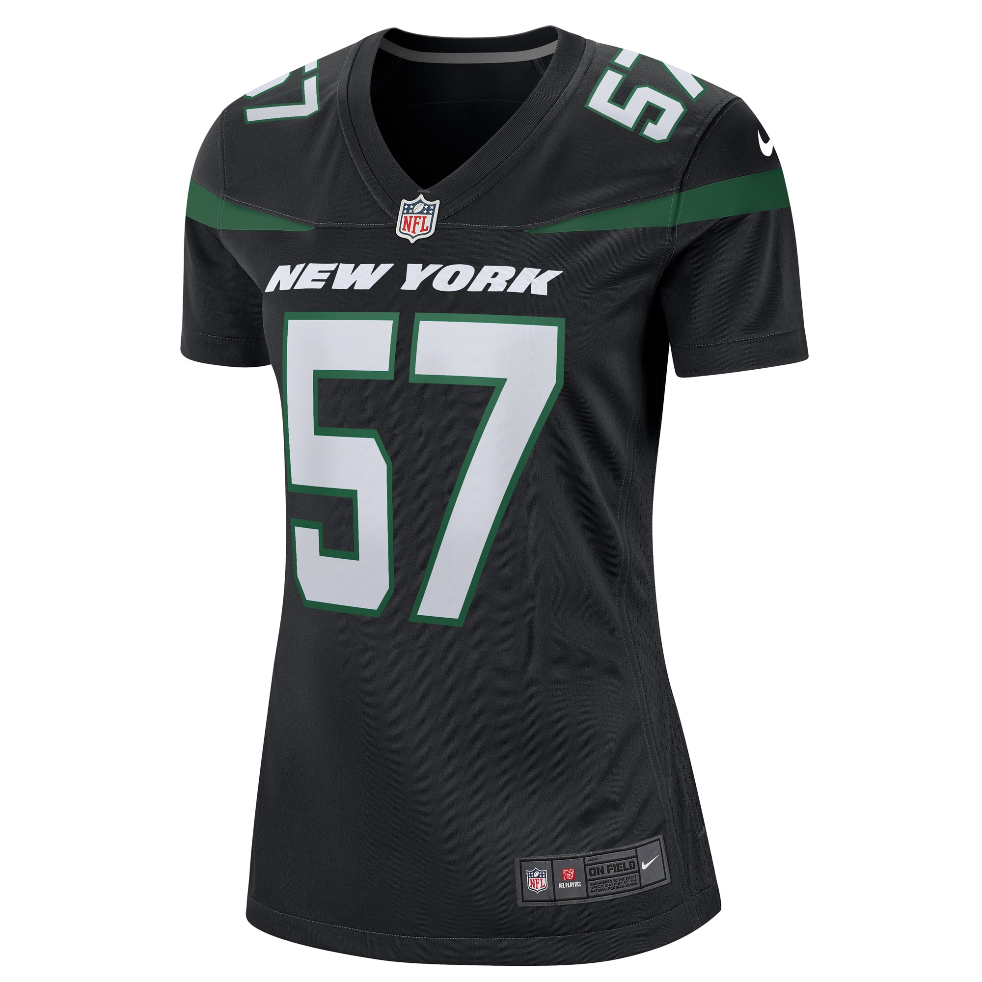 Bart Scott New York Jets Women's Retired Player Jersey - Black