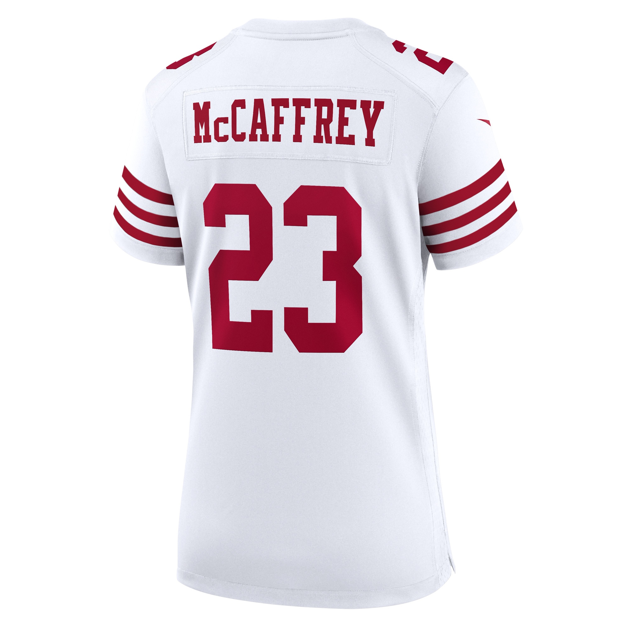 Christian McCaffrey San Francisco 49ers Women's Game Player Jersey - White