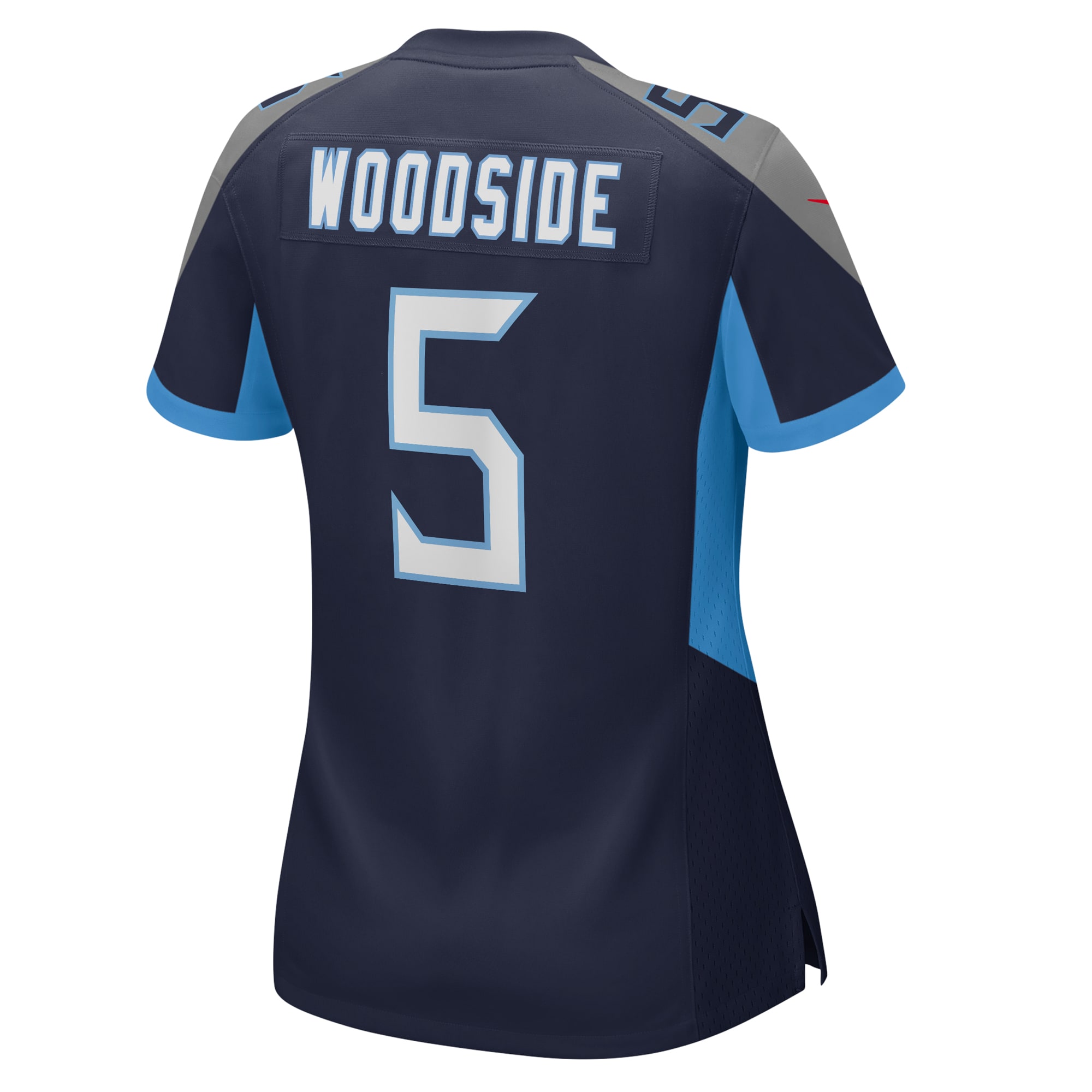 Logan Woodside Tennessee Titans Women's Game Jersey - Navy
