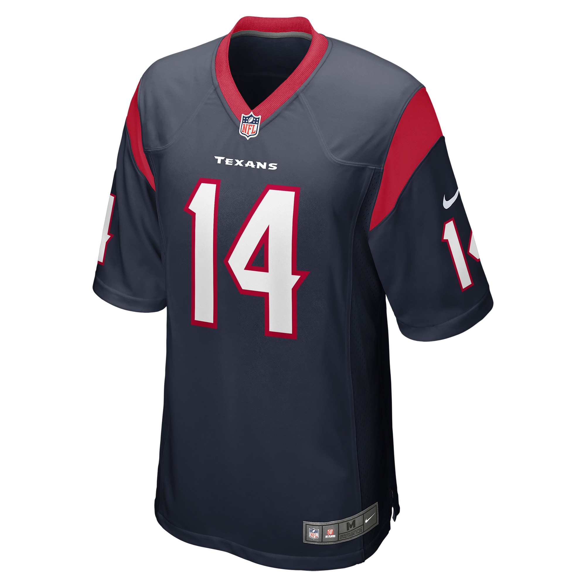 Alex Bachman Houston TexansTeam Game Jersey - Navy