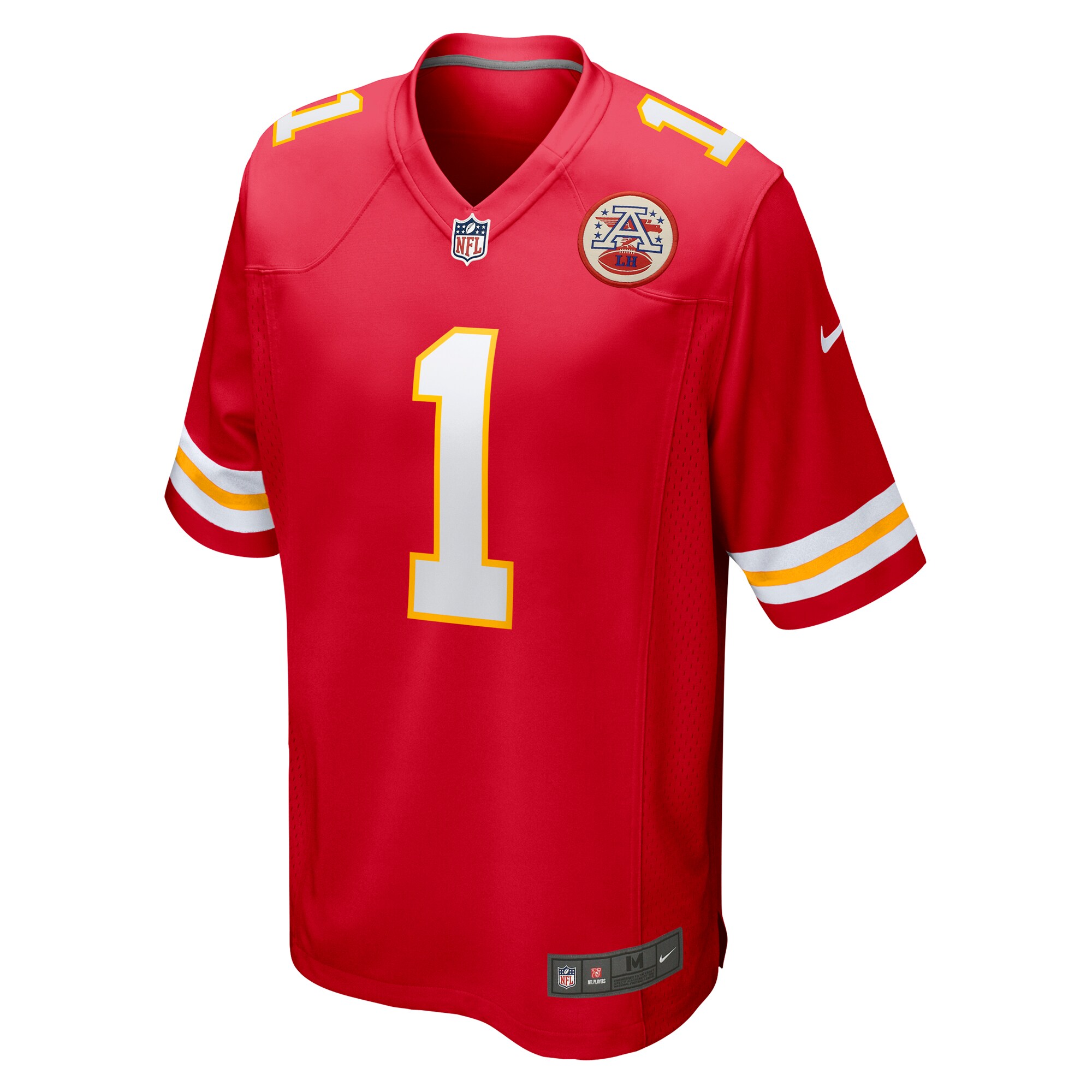 Number 1 Dad Kansas City ChiefsGame Jersey - Red
