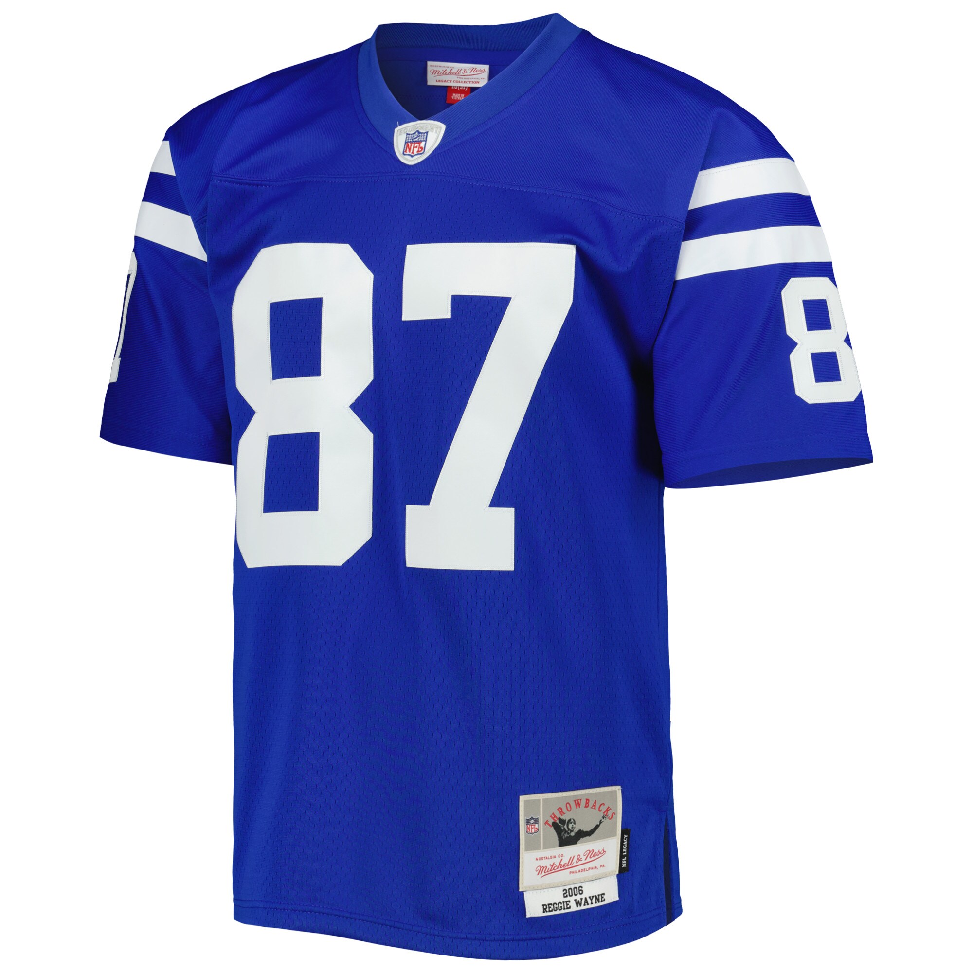 Reggie Wayne Indianapolis Colts Mitchell & Ness 2006 Legacy Replica Jersey - Royal