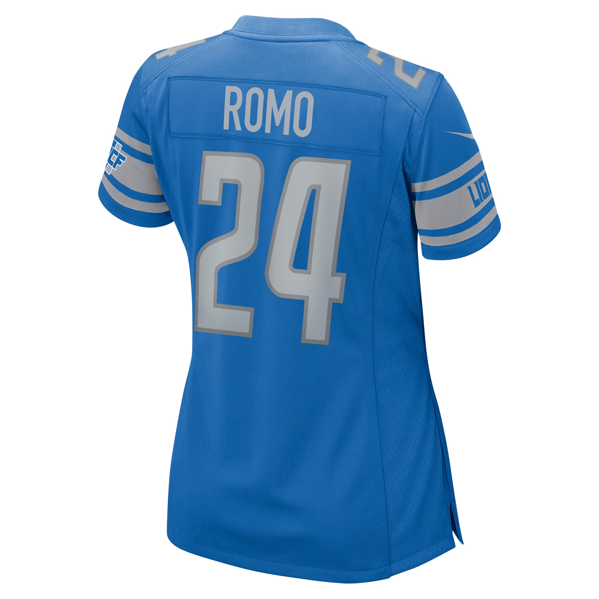 John Parker Romo Detroit Lions Women's Team Game Jersey - Blue