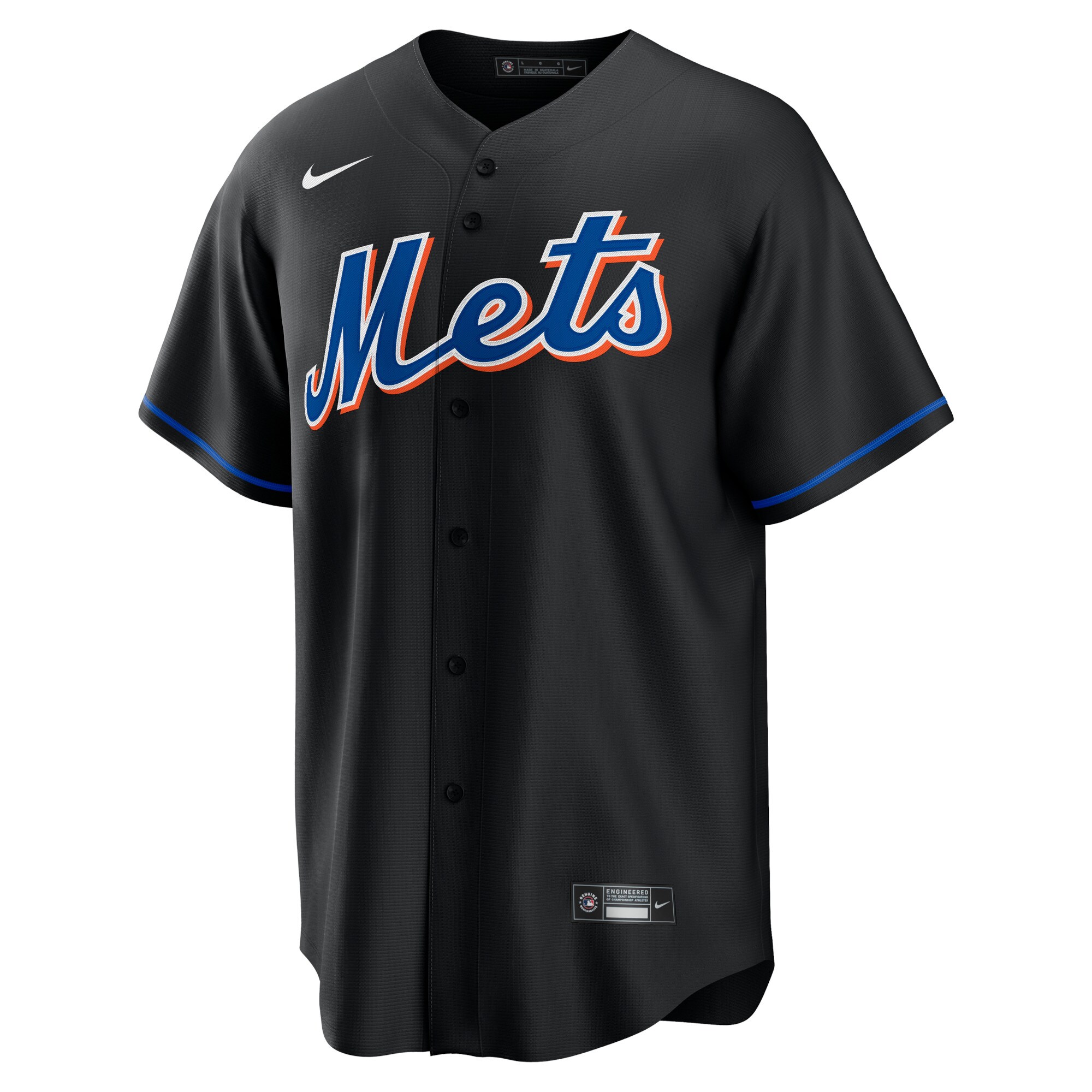 Al Leiter New York Mets2022 Alternate Replica Player Jersey - Black
