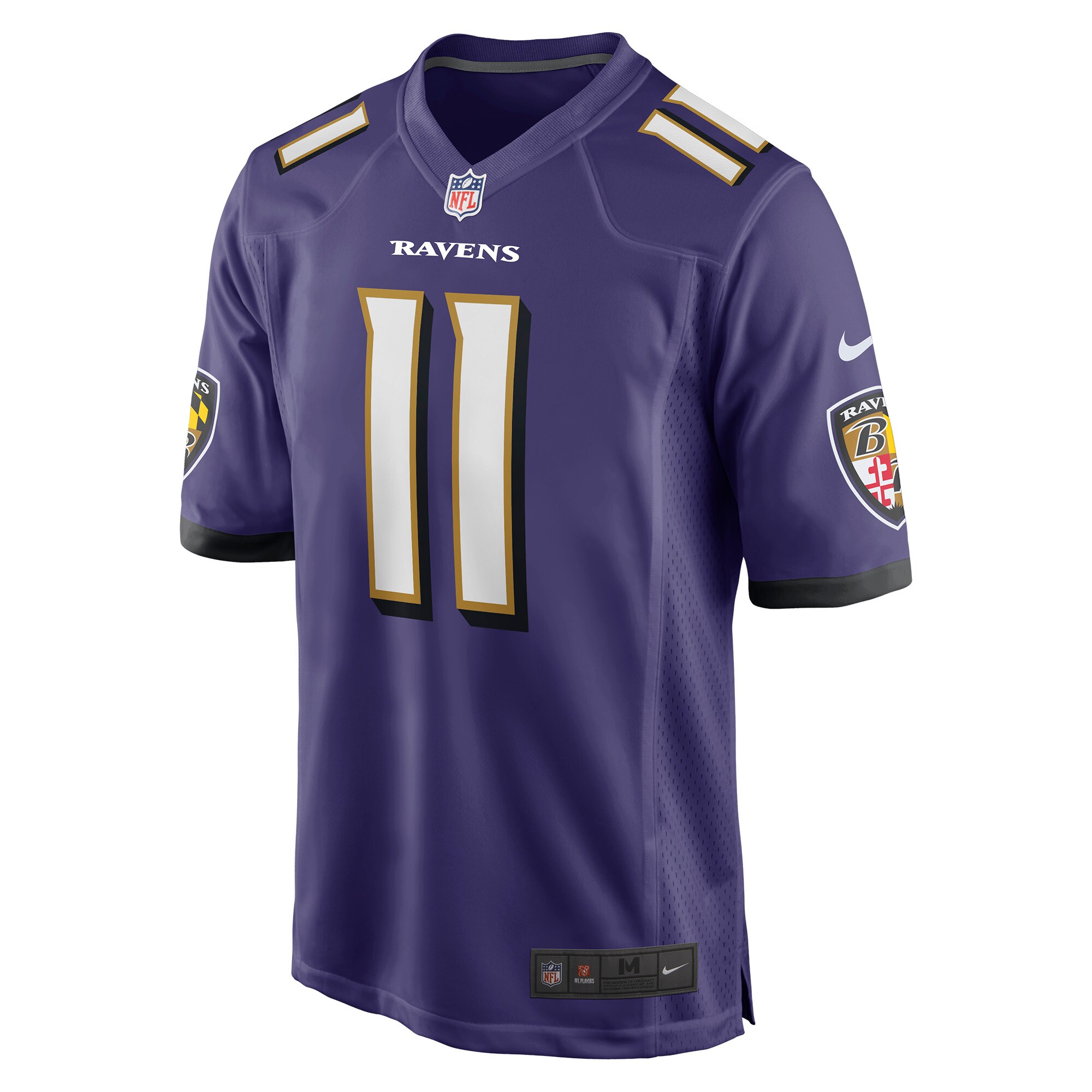 Jordan Stout Baltimore RavensPlayer Game Jersey - Purple