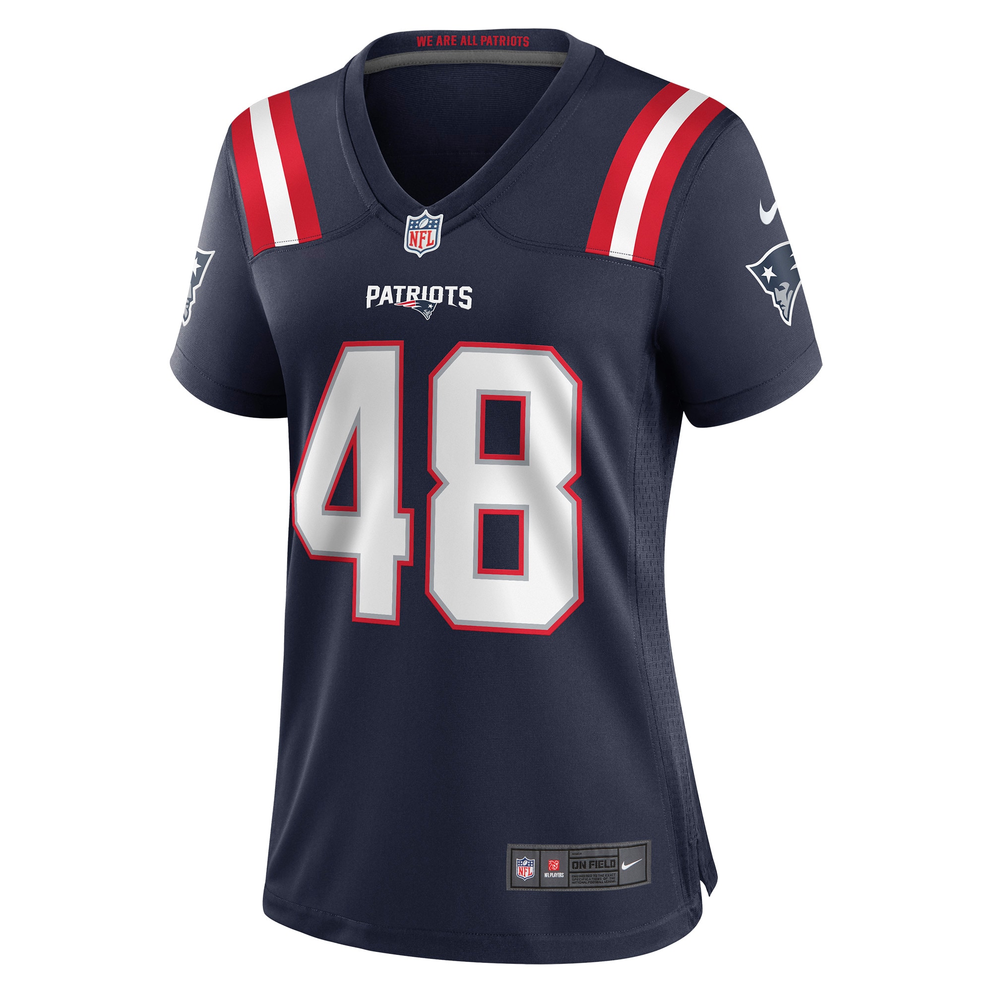 Jahlani Tavai New England Patriots Women's Game Player Jersey - Navy