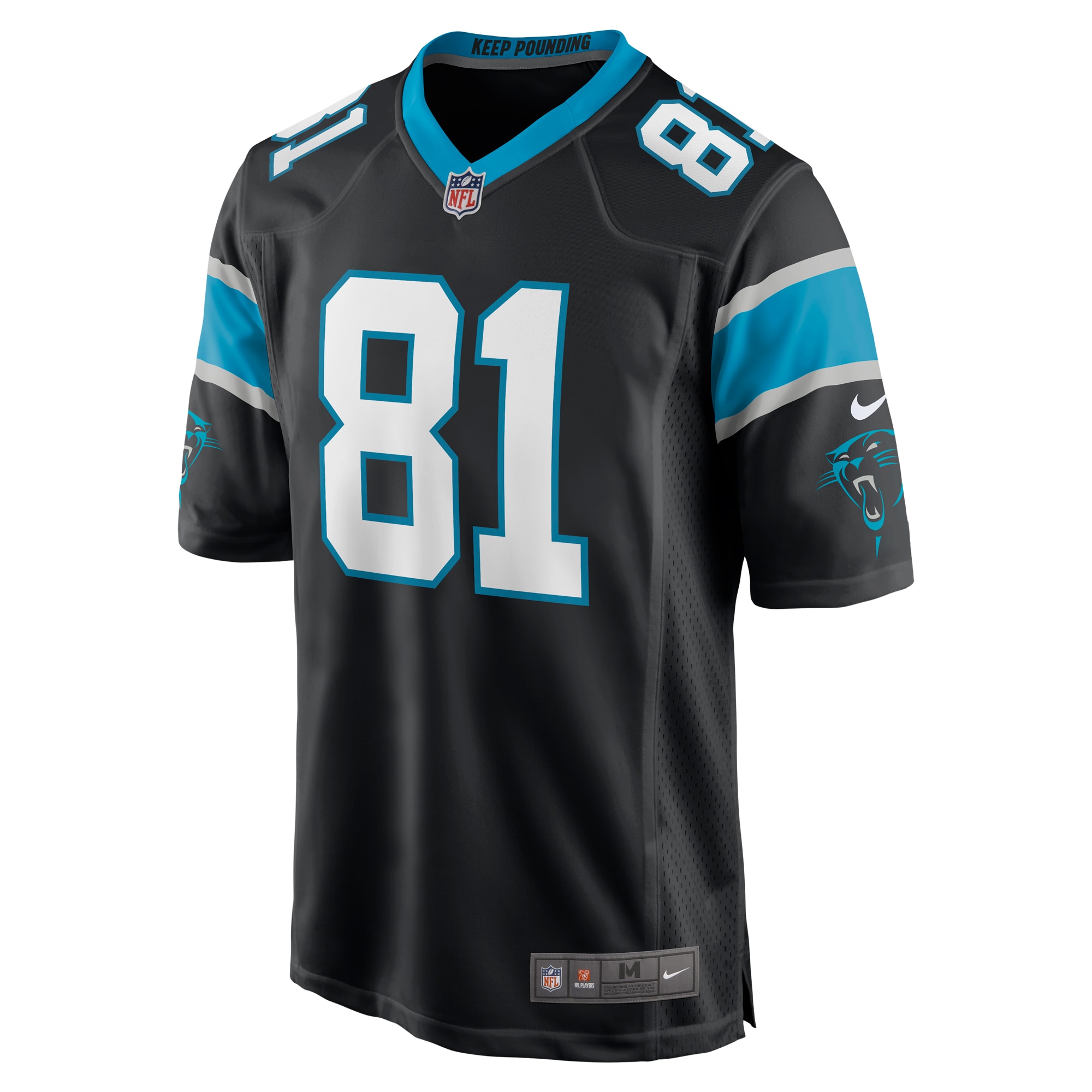 Hayden Hurst Carolina PanthersGame Player Jersey - Black